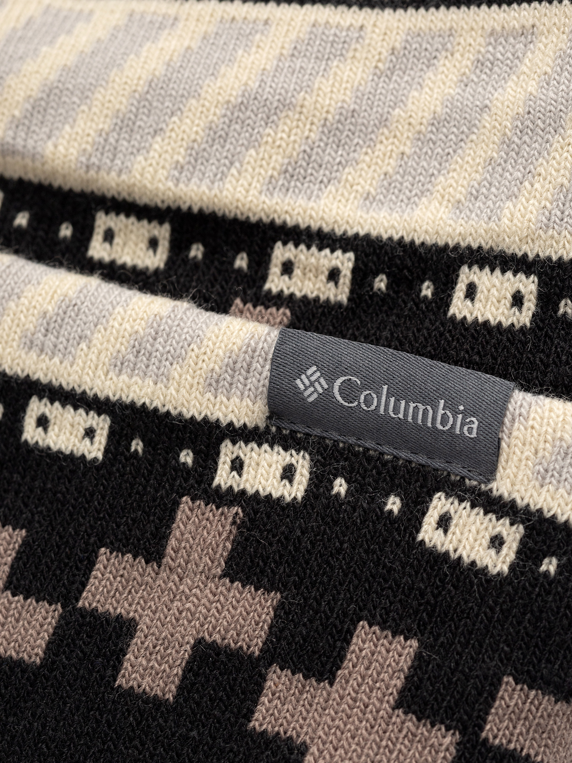 Čepice Columbia Jacquard (black/wizard island)