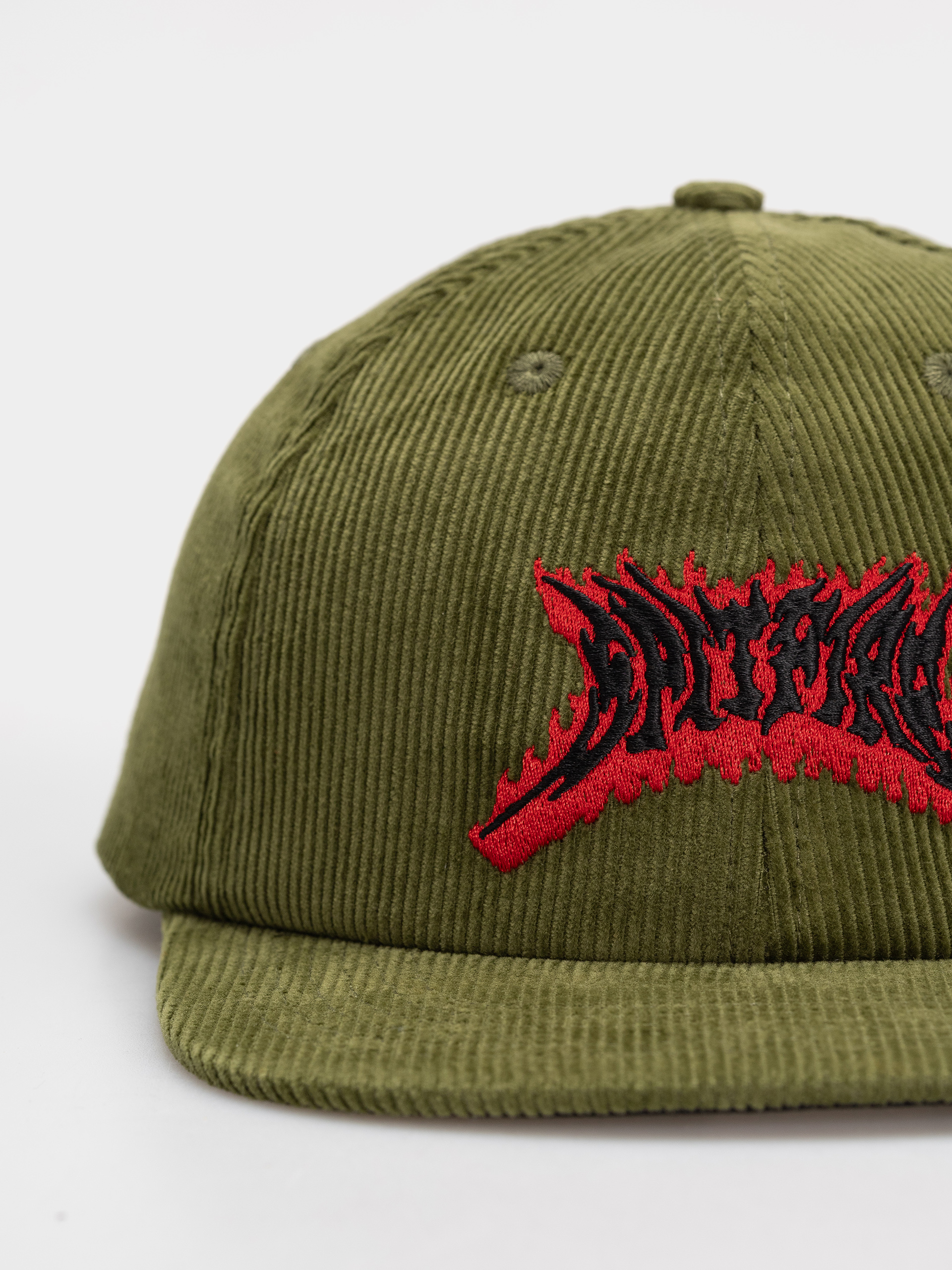 Kšiltovka  Spitfire Flame Out (olive/red/black)