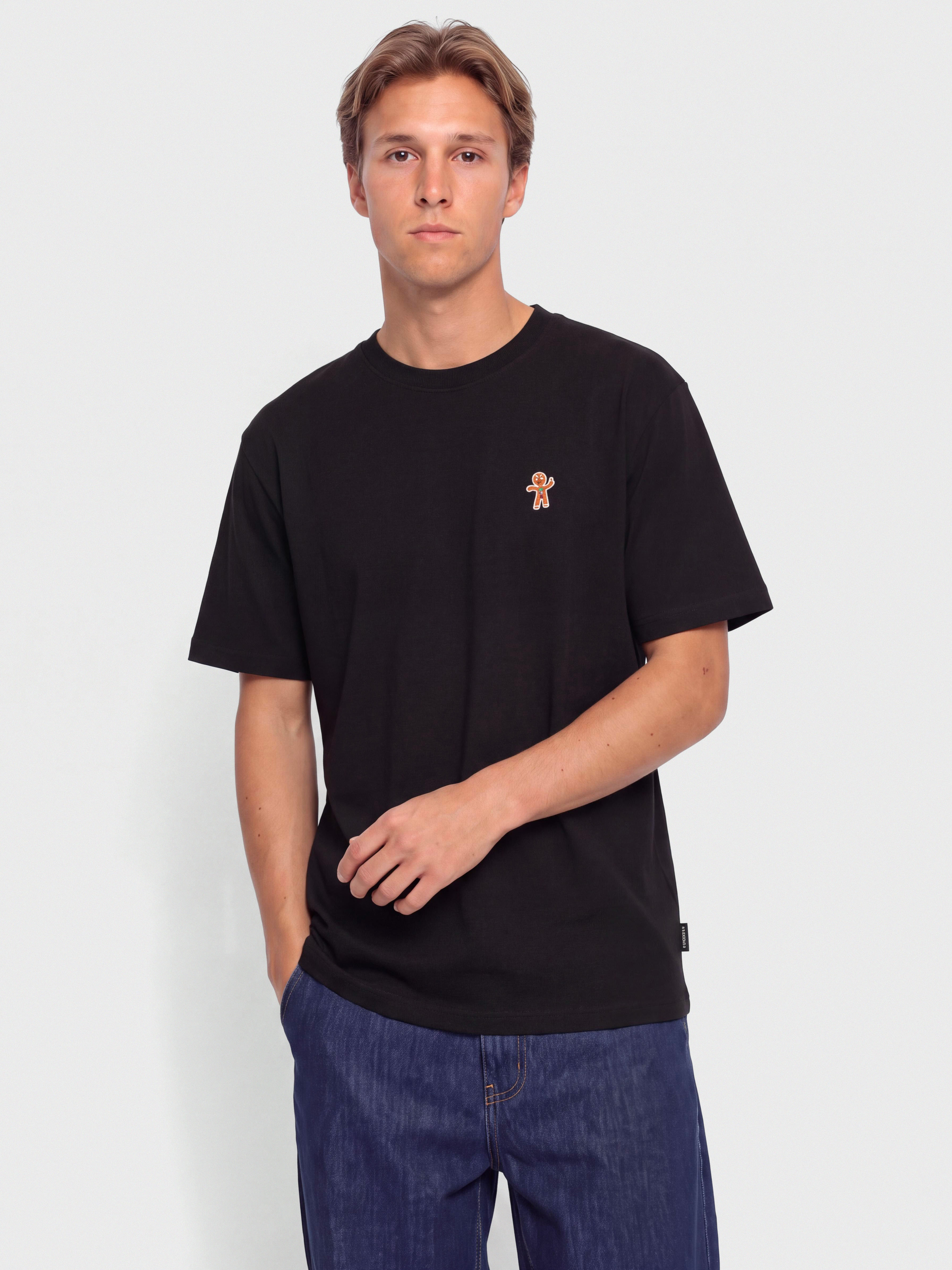Tričko Iriedaily Cookieman Emb (black)