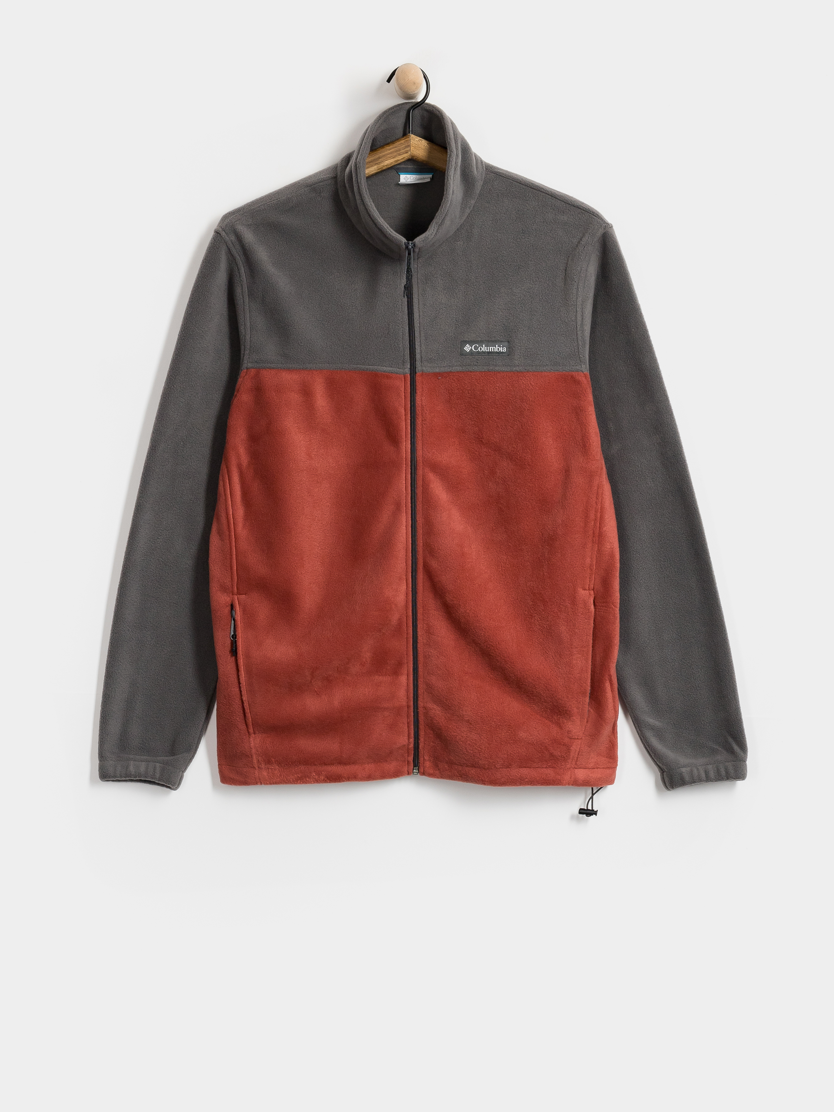 Pánský Fleecová mikina Columbia Steens Mountain Full Zip 2.0 (shark/red oxid)
