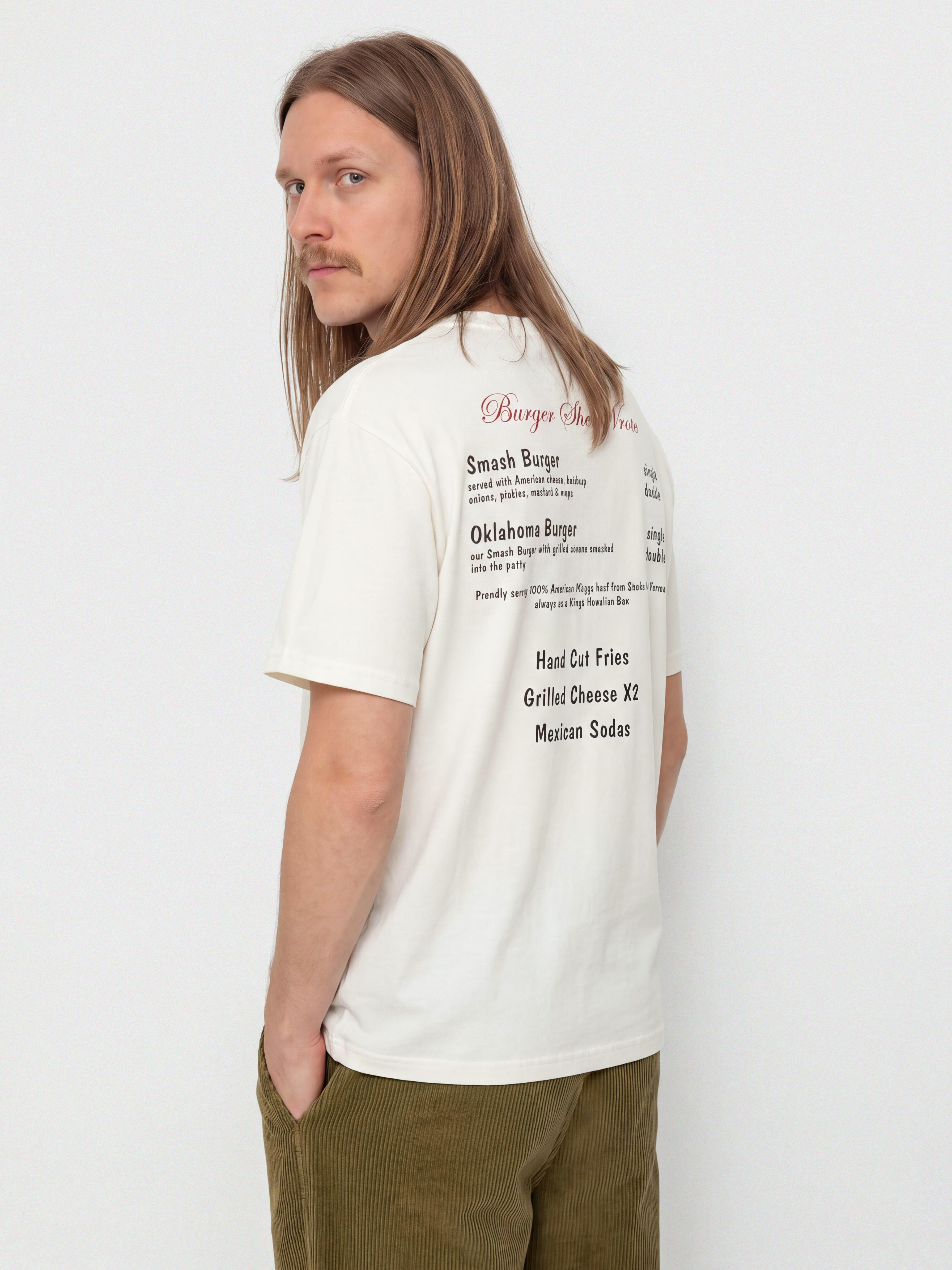 Triu010dko Brixton Burger She Wrote Pocket (white)