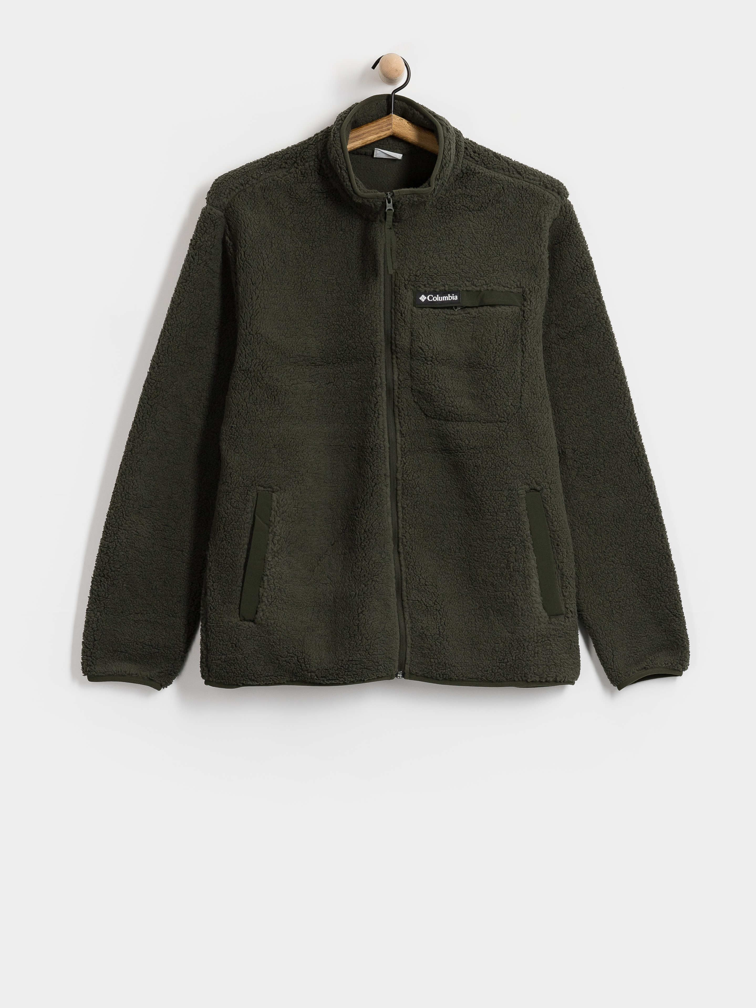 Fleecovu00e1 mikina Columbia Rugged Ridge High Pile Full Zip (greenscape)