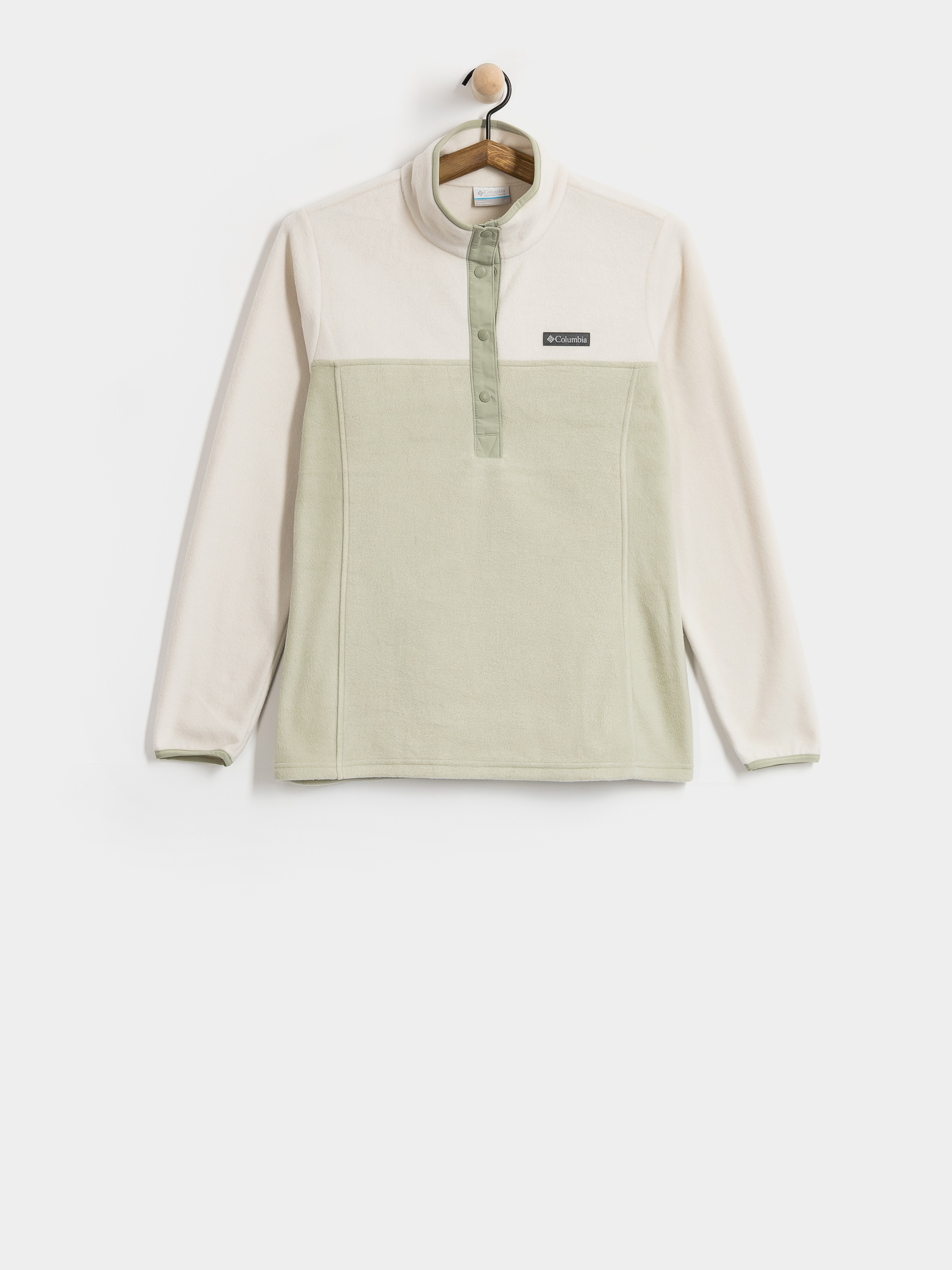 Dámský Fleecová mikina Columbia Benton Springs 1/2 Snap Pull Over II (safari/dark stone)