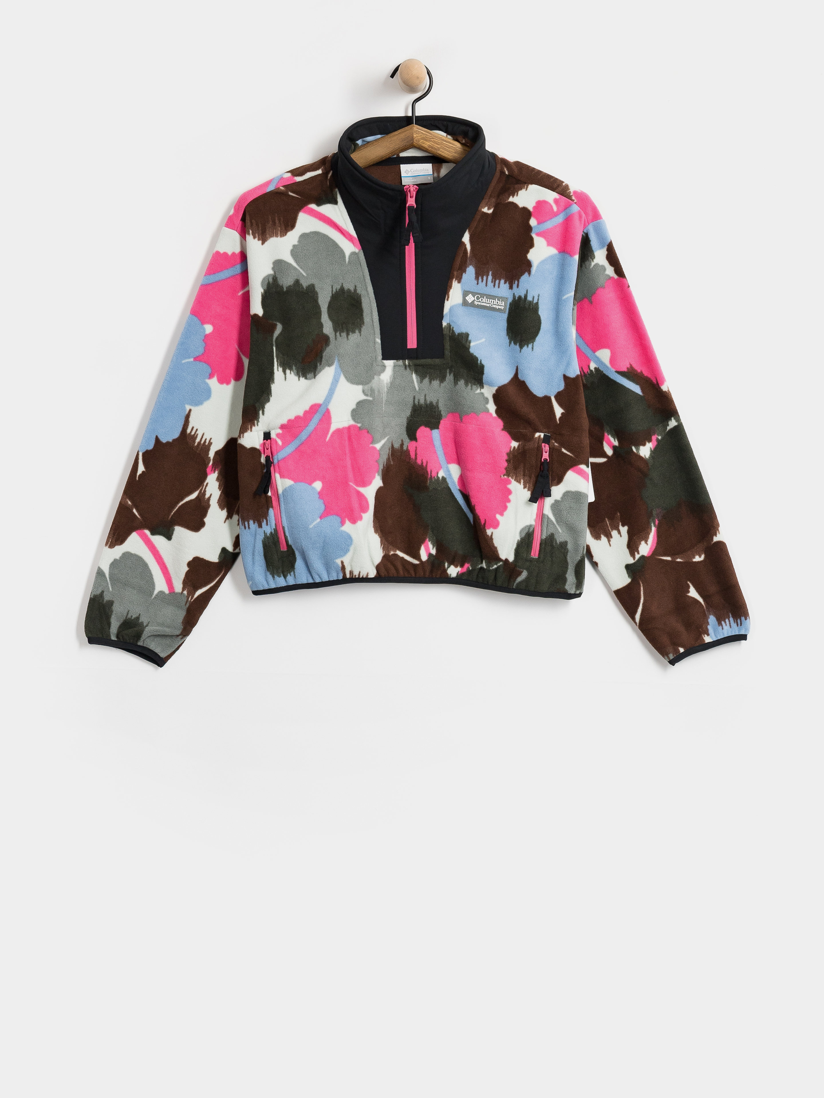 Dámský Fleecová mikina Columbia Sequoia Grove II Printed Half Zip (sedona sage ikatbloom)