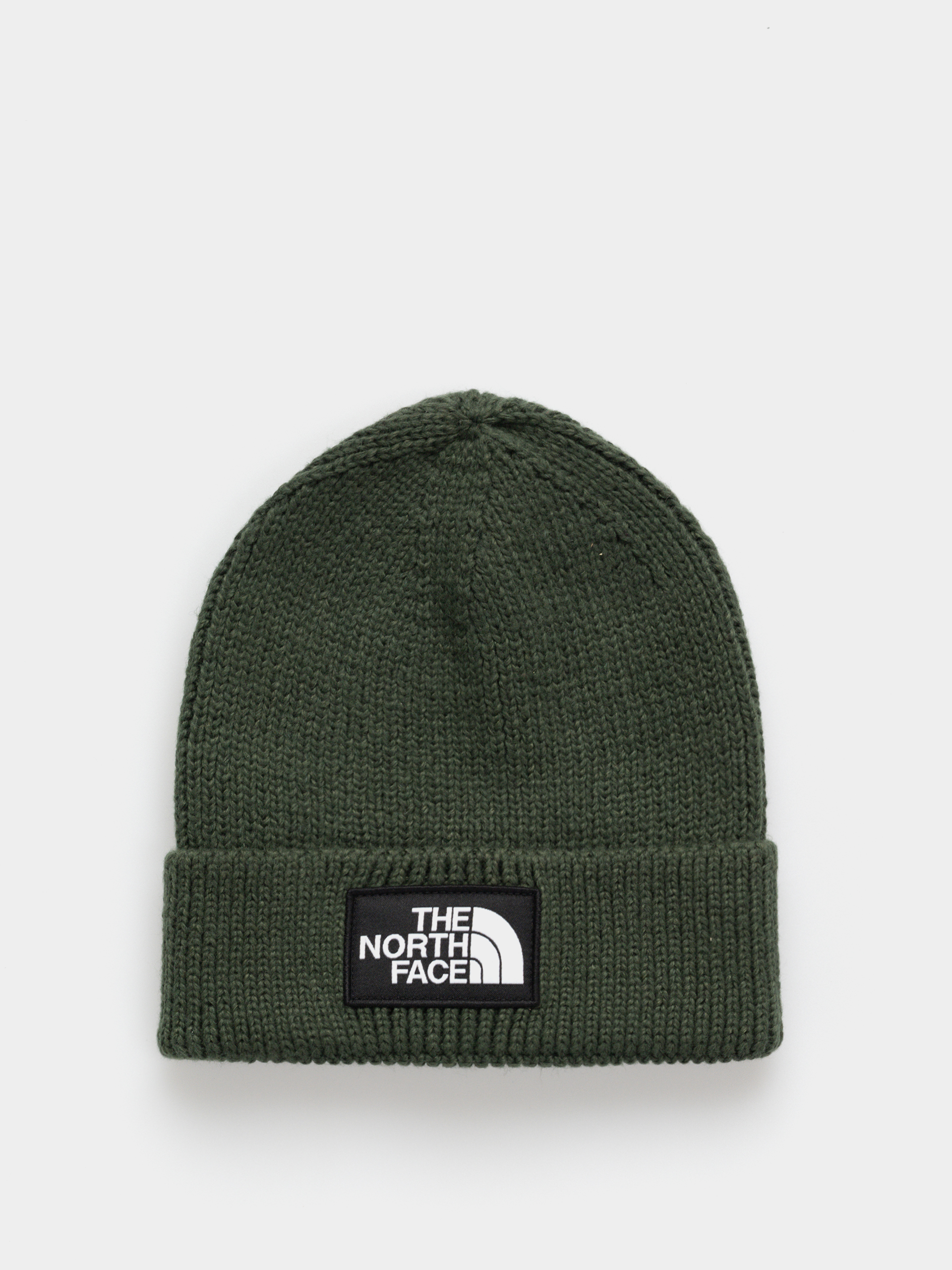Čepice The North Face Tnf Logo Box Cuffed (bottle green)