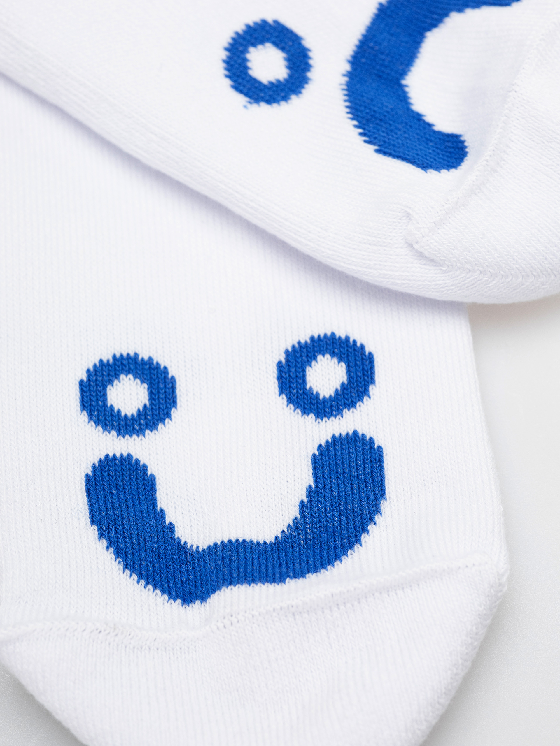 Ponožky Polar Skate Happy Sad (white/blue)