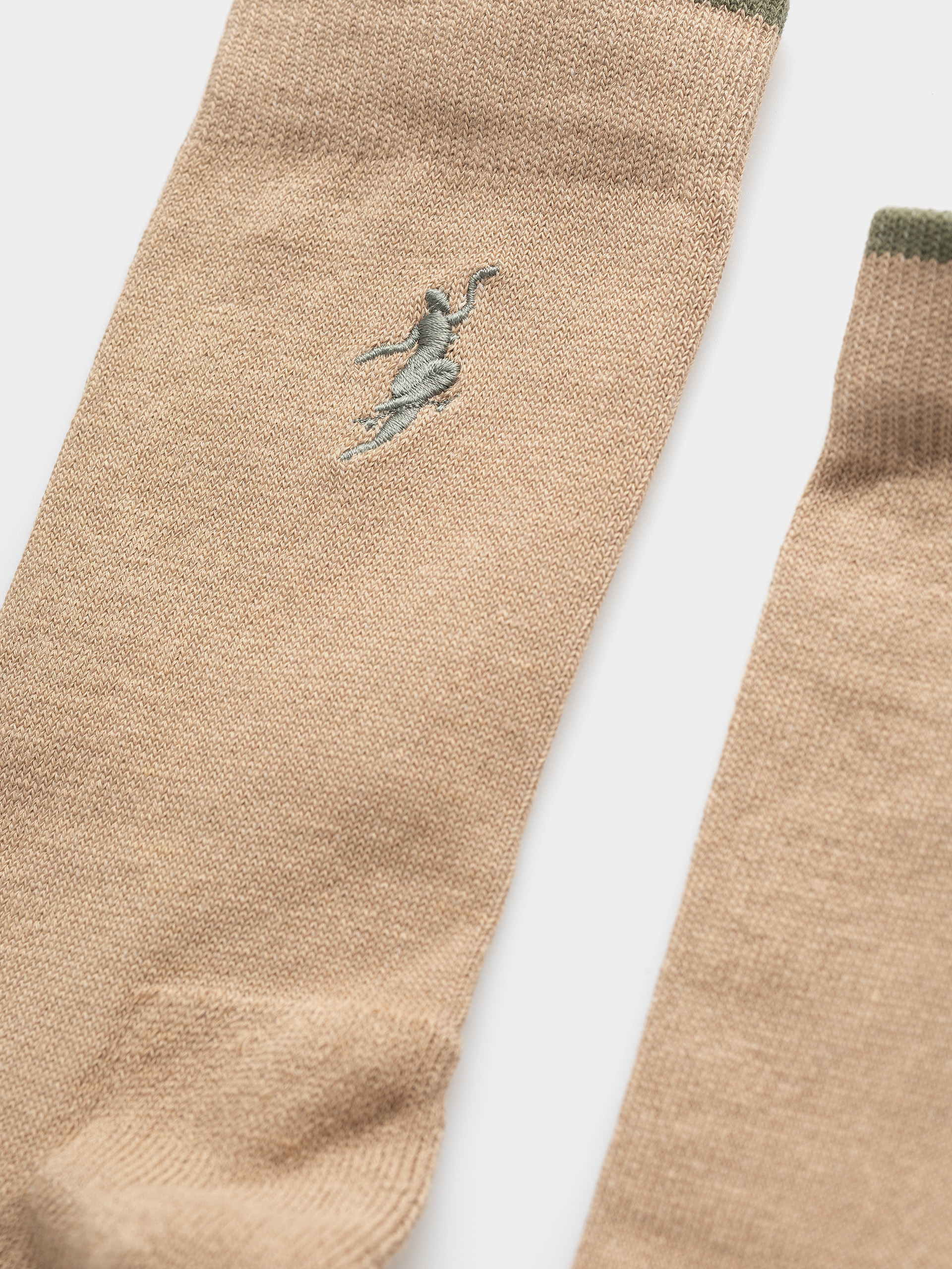 Ponožky Polar Skate No Complies Forever (beige/olive)