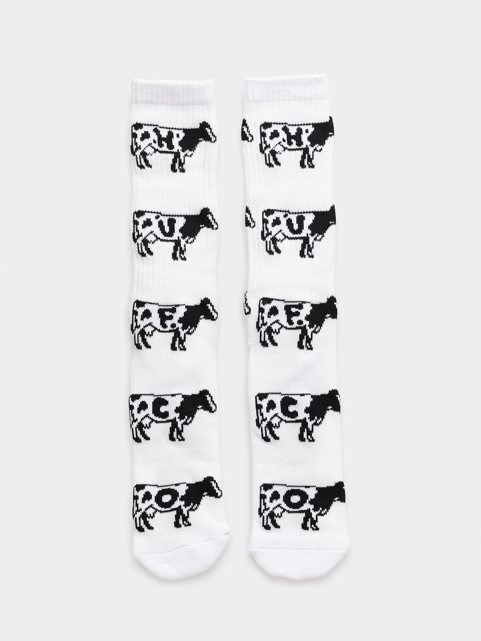 Ponožky HUF Moo Crew (white)