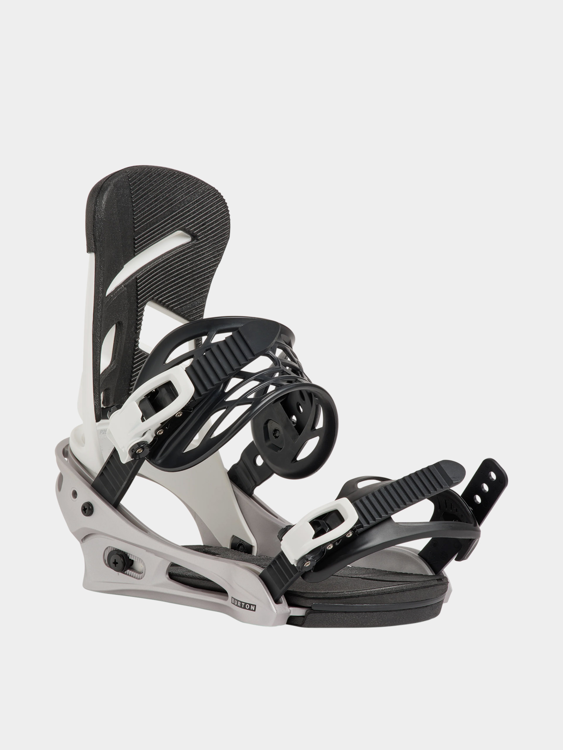 Pánské Snowboardové vázání Burton Mission Re:Flex (white/silver)