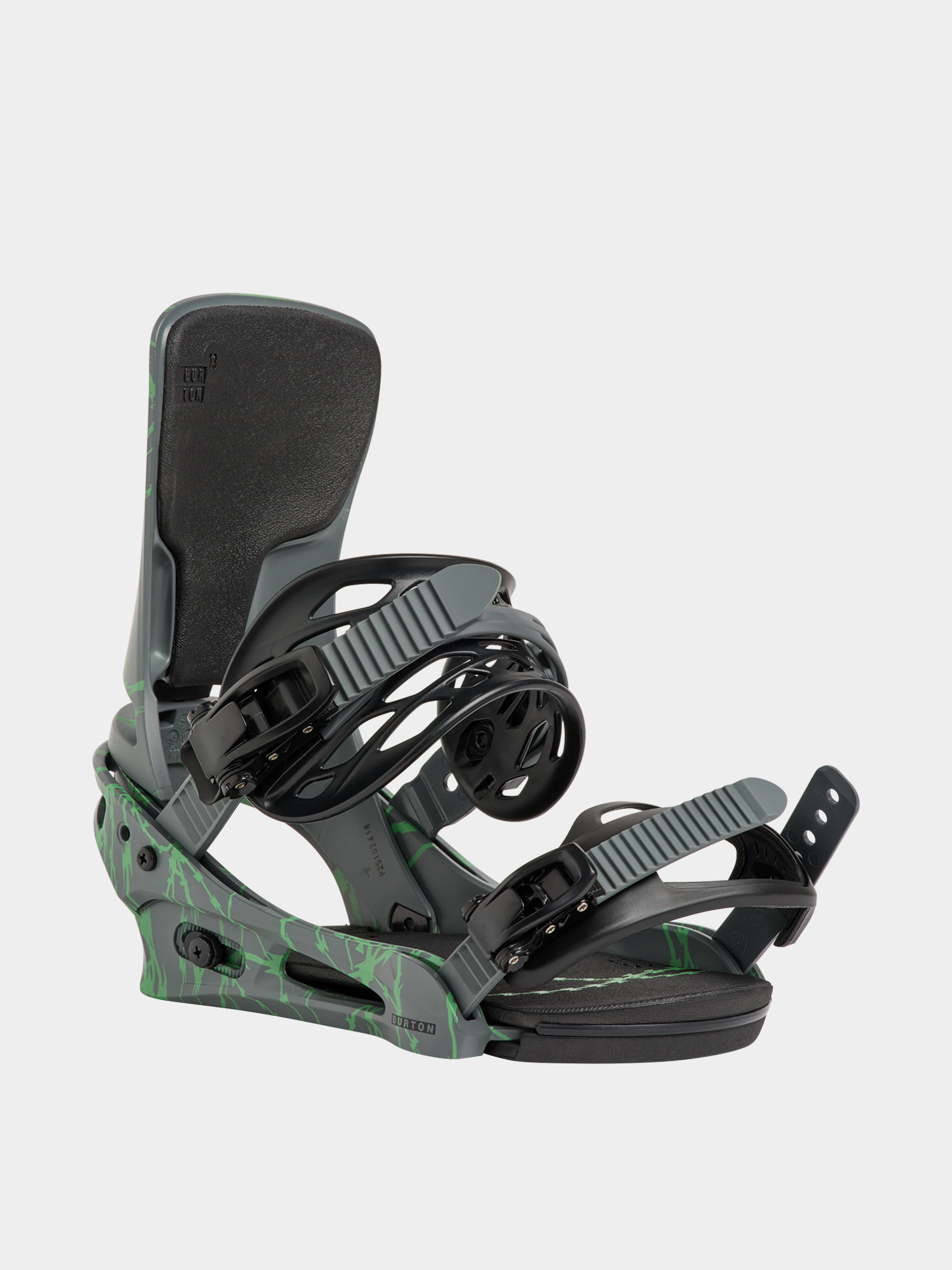 Pánské Snowboardové vázání Burton Cartel Re:Flex (gray/green voltage)