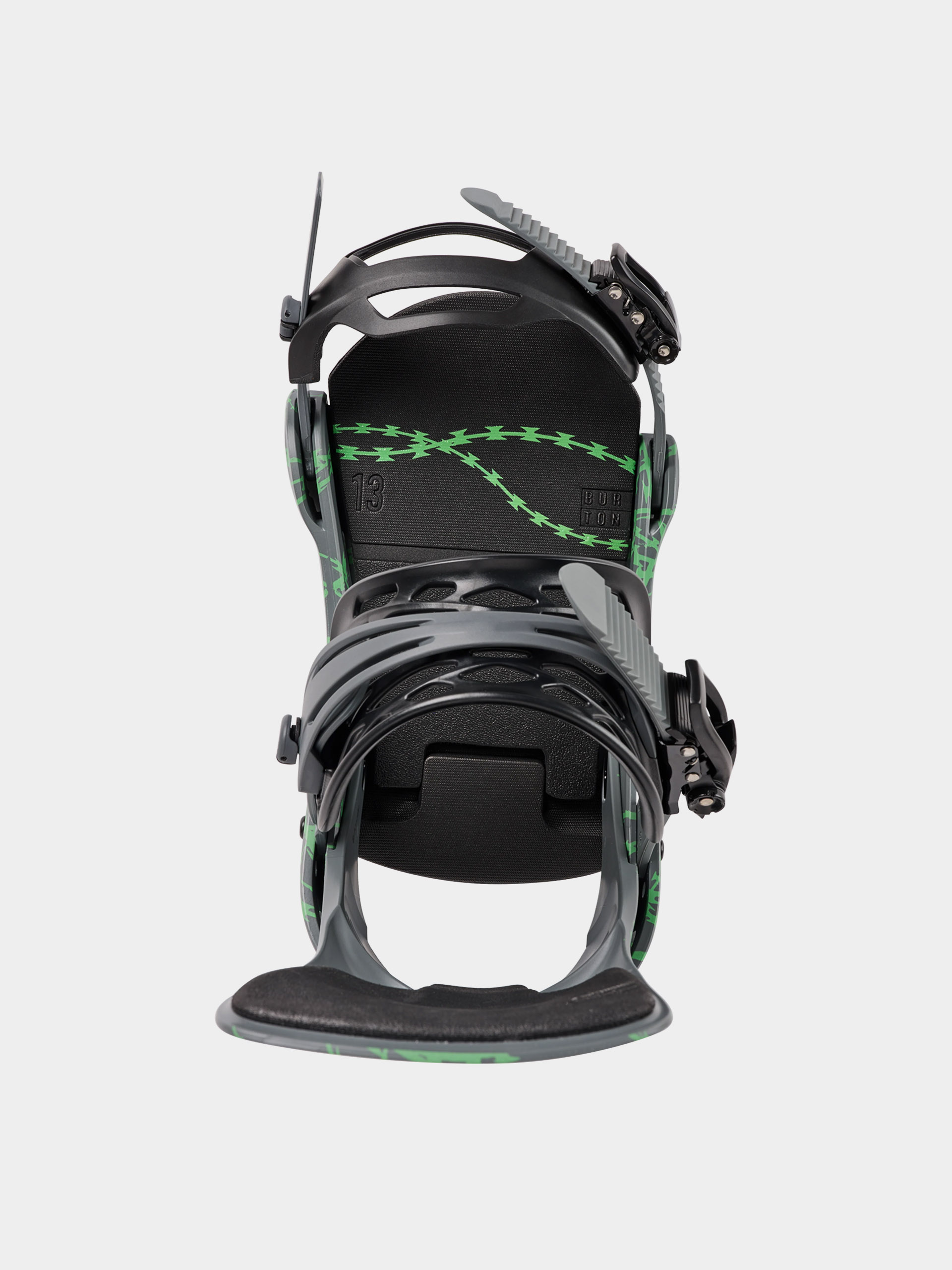 Pánské Snowboardové vázání Burton Cartel Re:Flex (gray/green voltage)