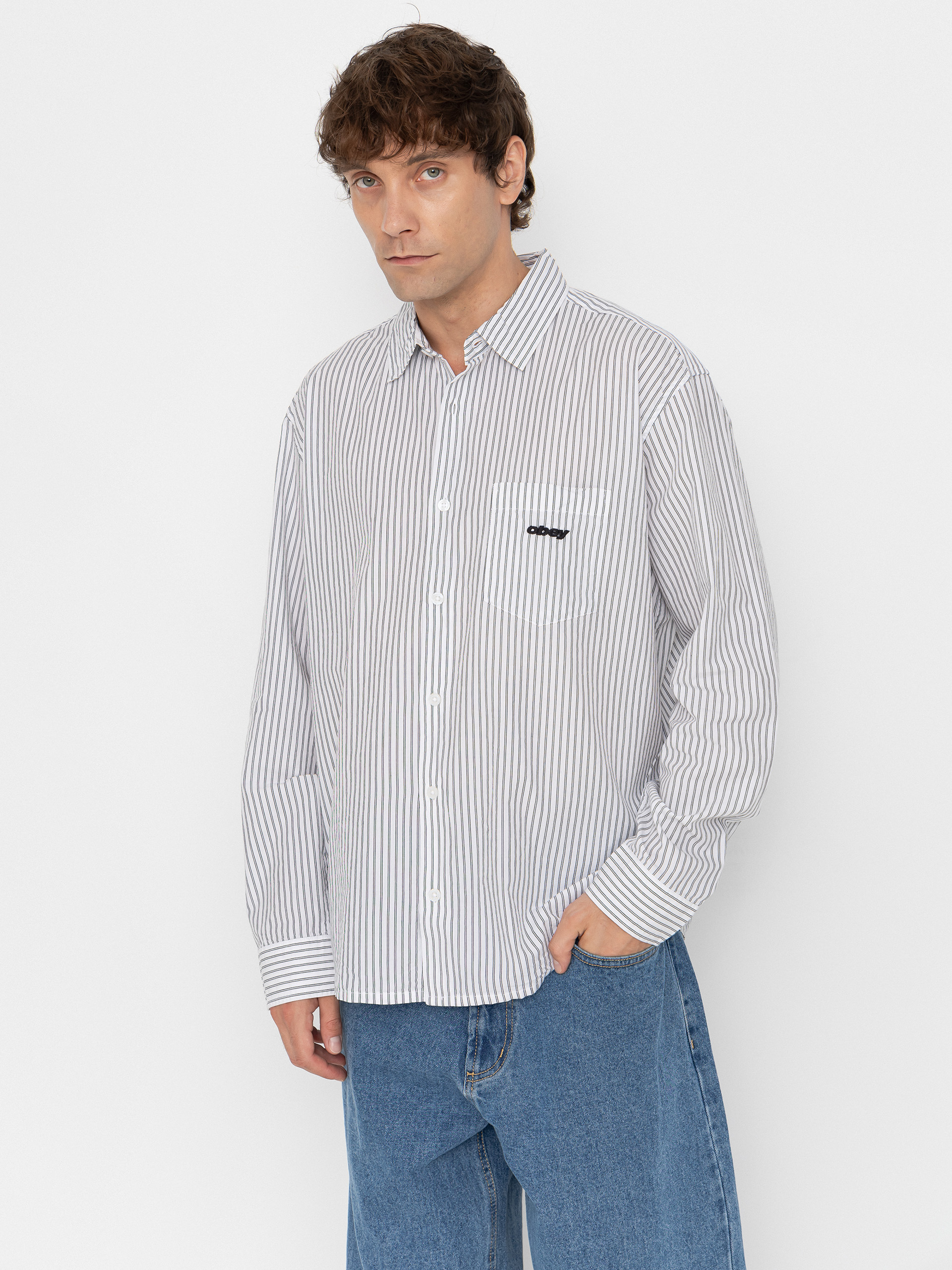 Košile OBEY William (white multi)