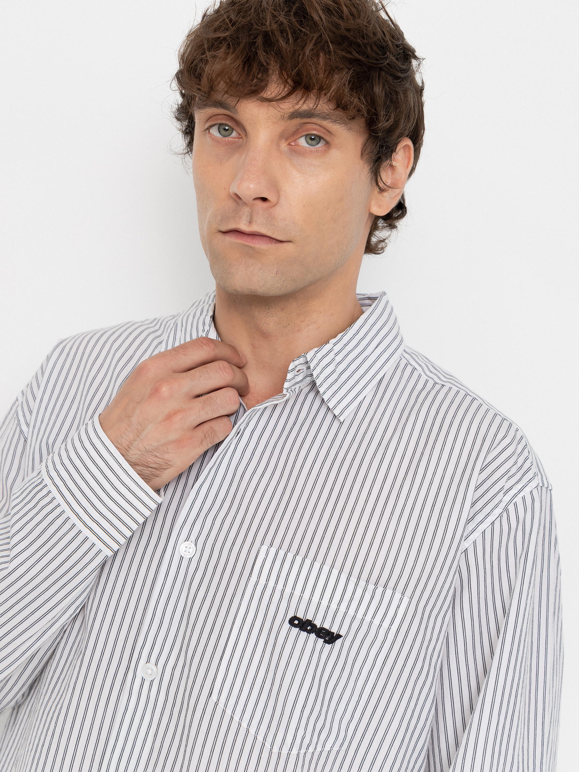 Košile OBEY William (white multi)