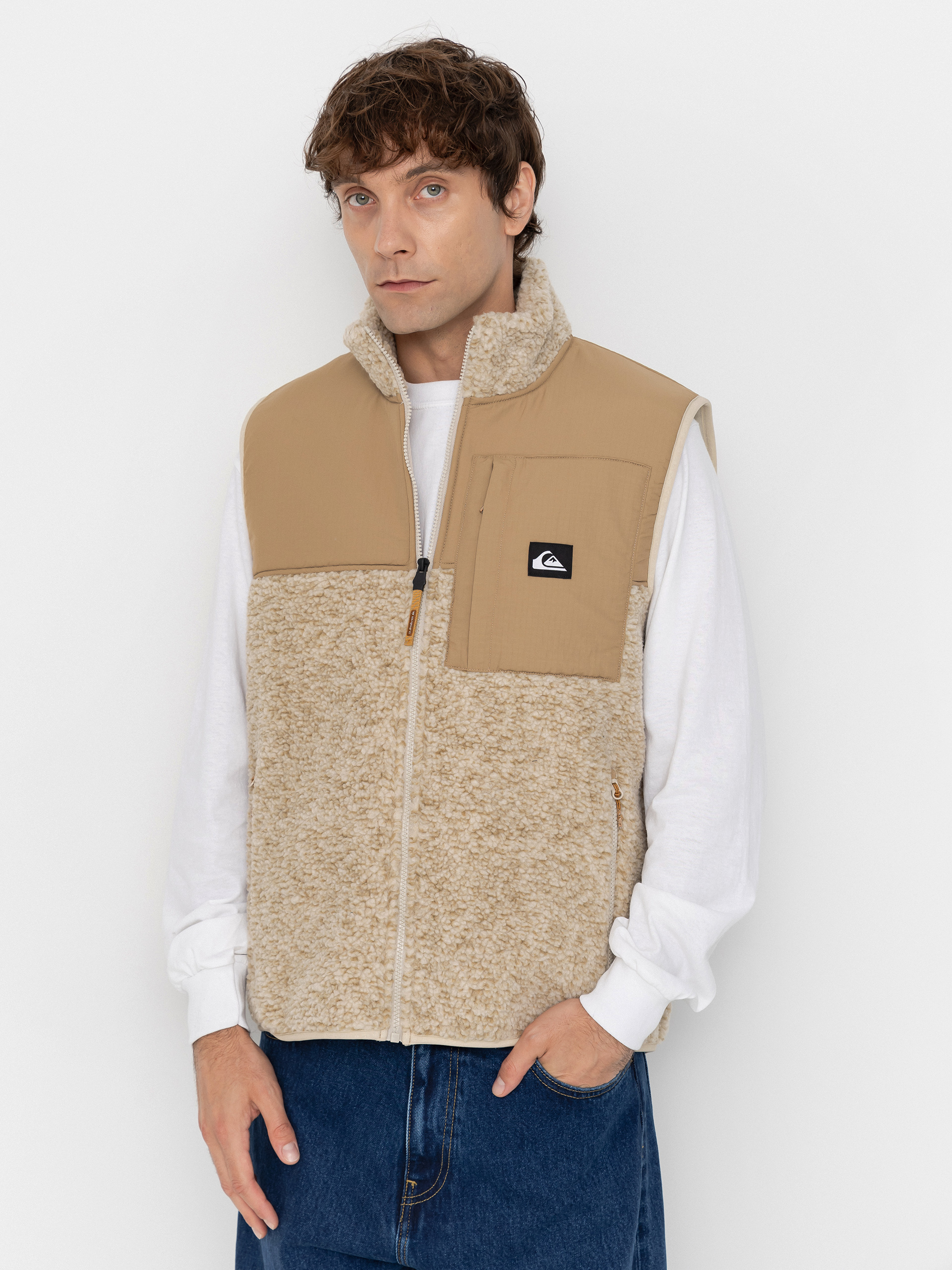 Fleecová mikina Quiksilver Shallow Water Gilet