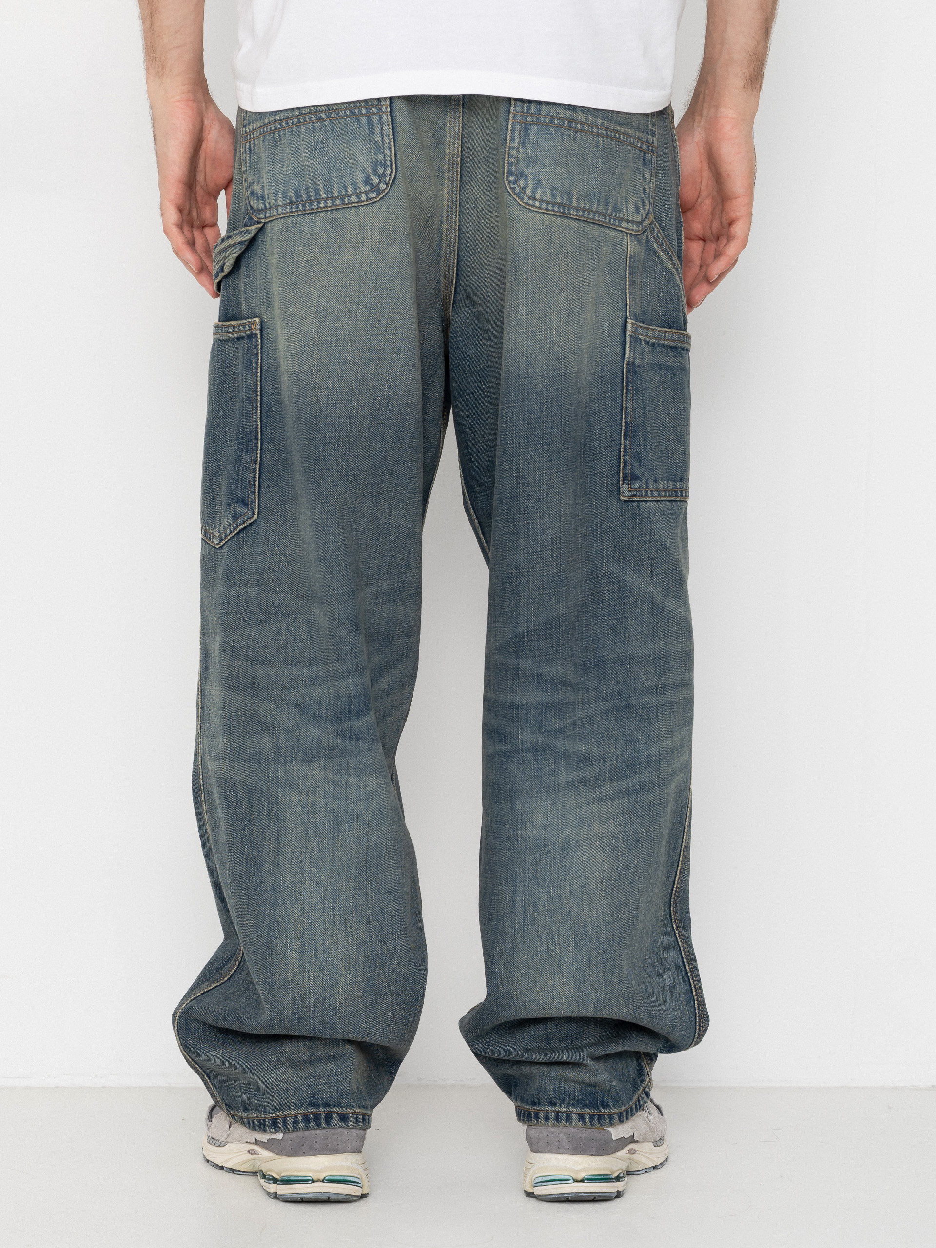 Kalhoty Carhartt WIP OG Single Knee (blue/worn used wash)