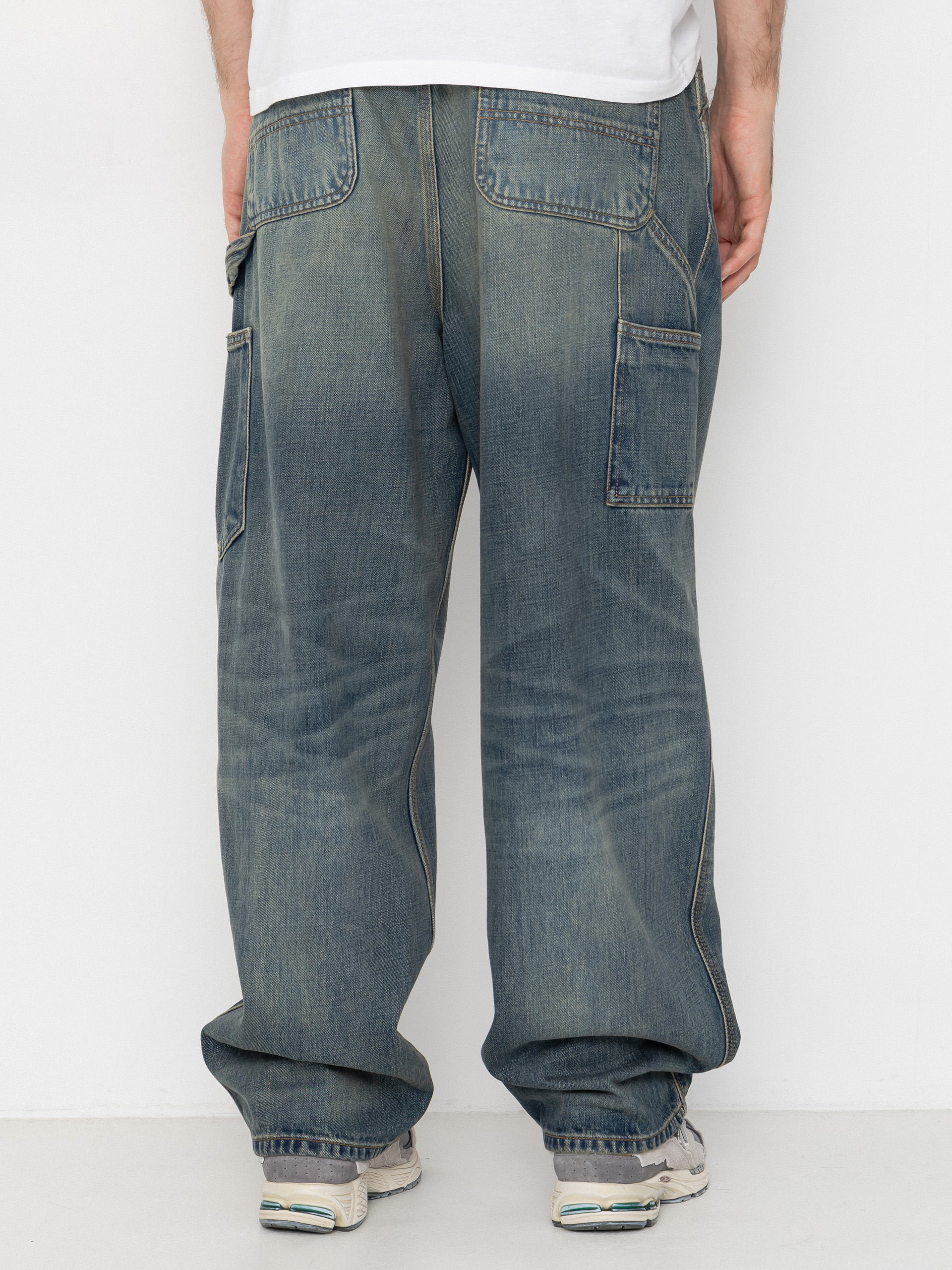 Kalhoty Carhartt WIP OG Single Knee (blue/worn used wash)
