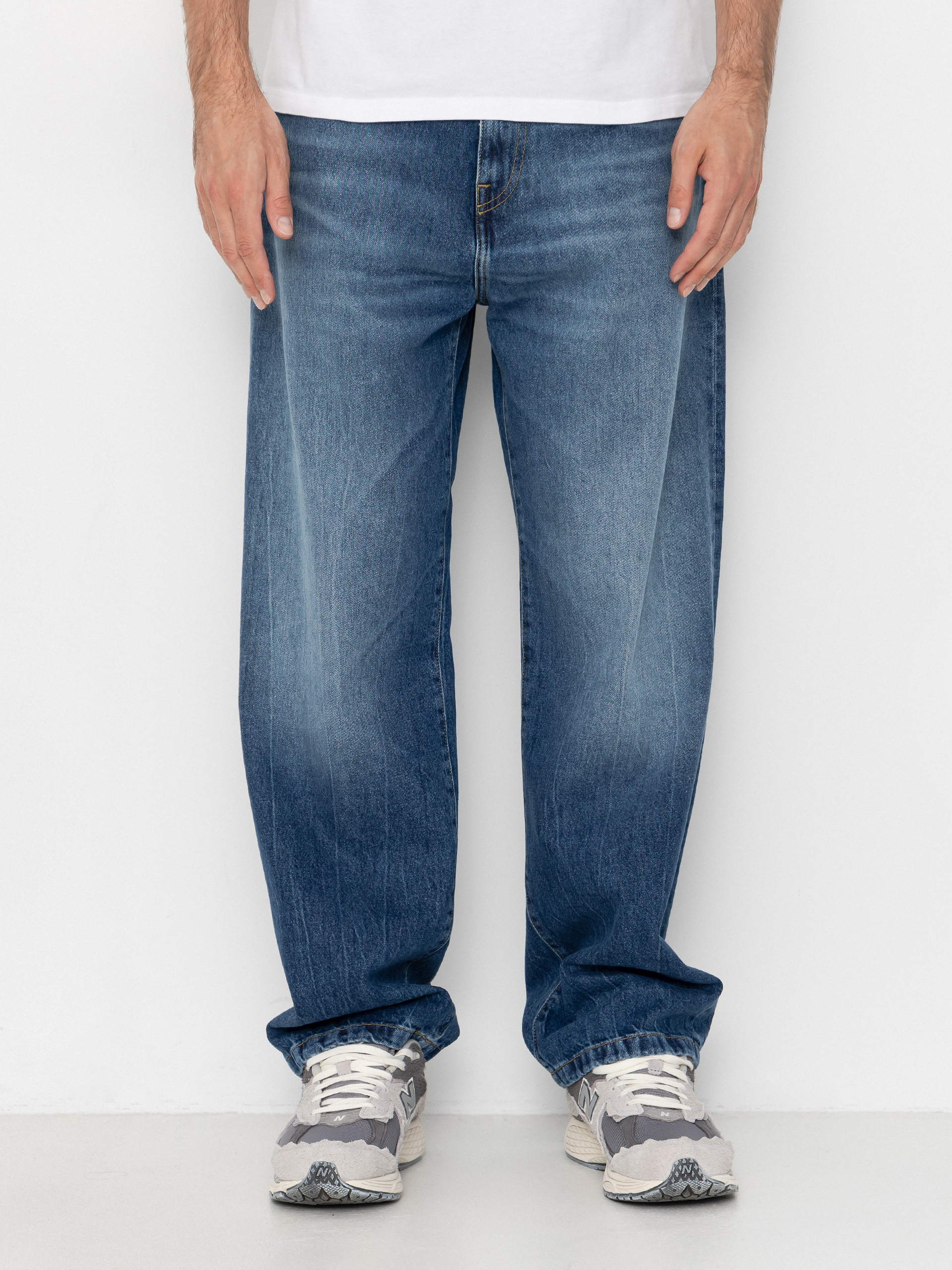Kalhoty Carhartt WIP Landon (blue/marble used wash)