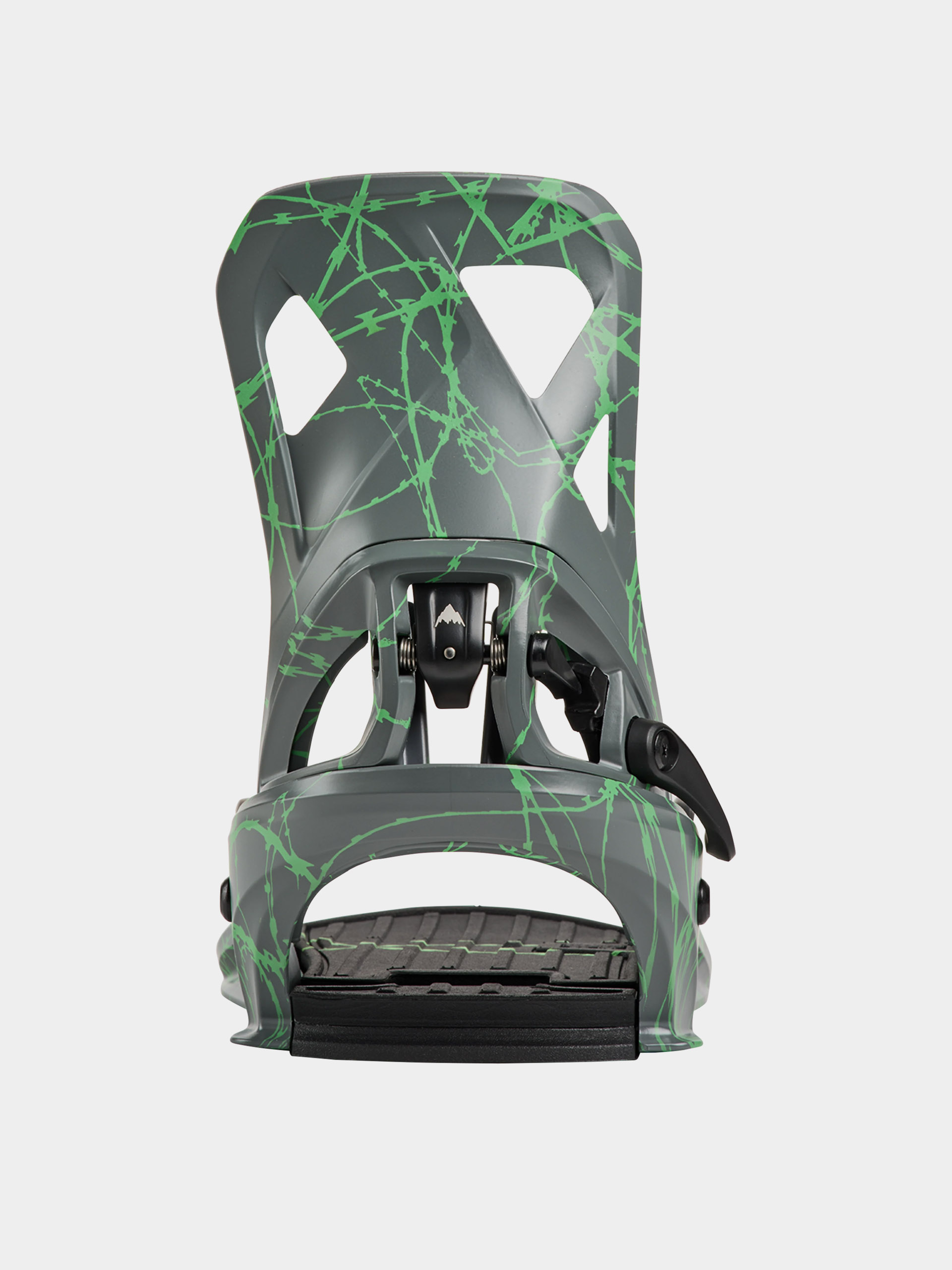 Pánské Snowboardové vázání Burton Step On Re:Flex (gray/green voltage)