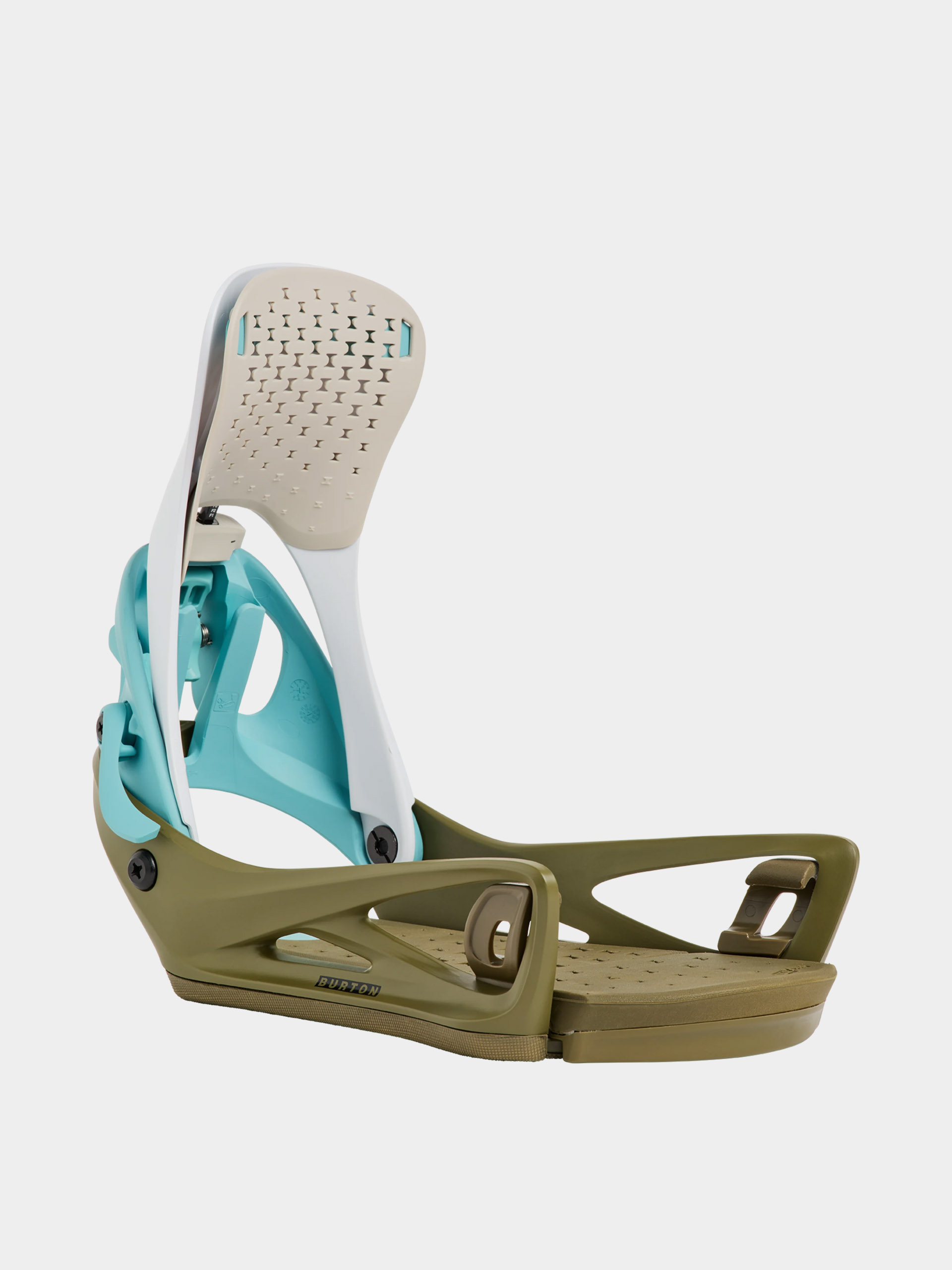 Pánské Snowboardové vázání Burton Step On Genesis Re:Flex (white/dried moss)