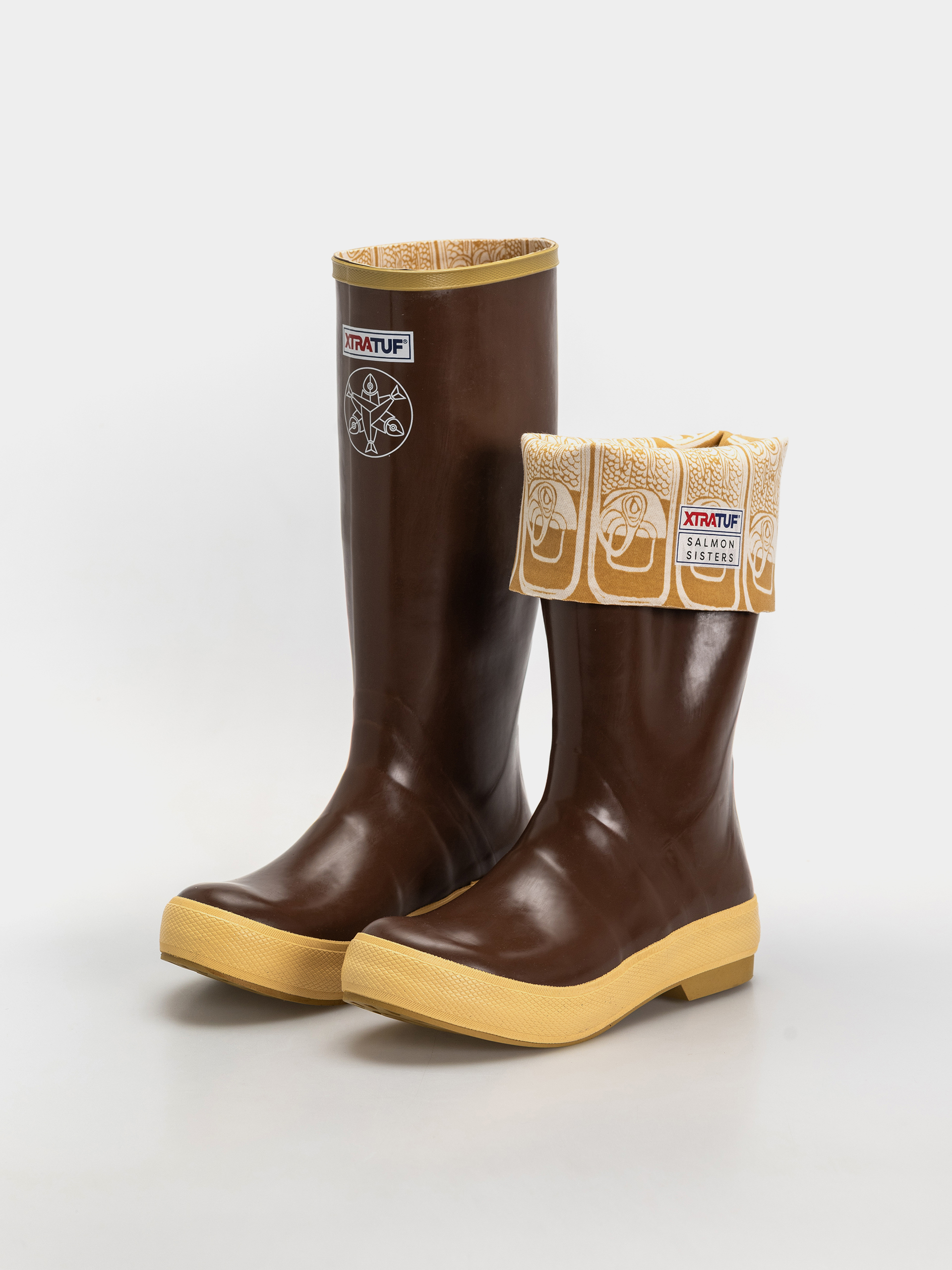 Boty Xtratuf Salmon Sisters 15 Legacy Boot Wmn (brown tin fish)
