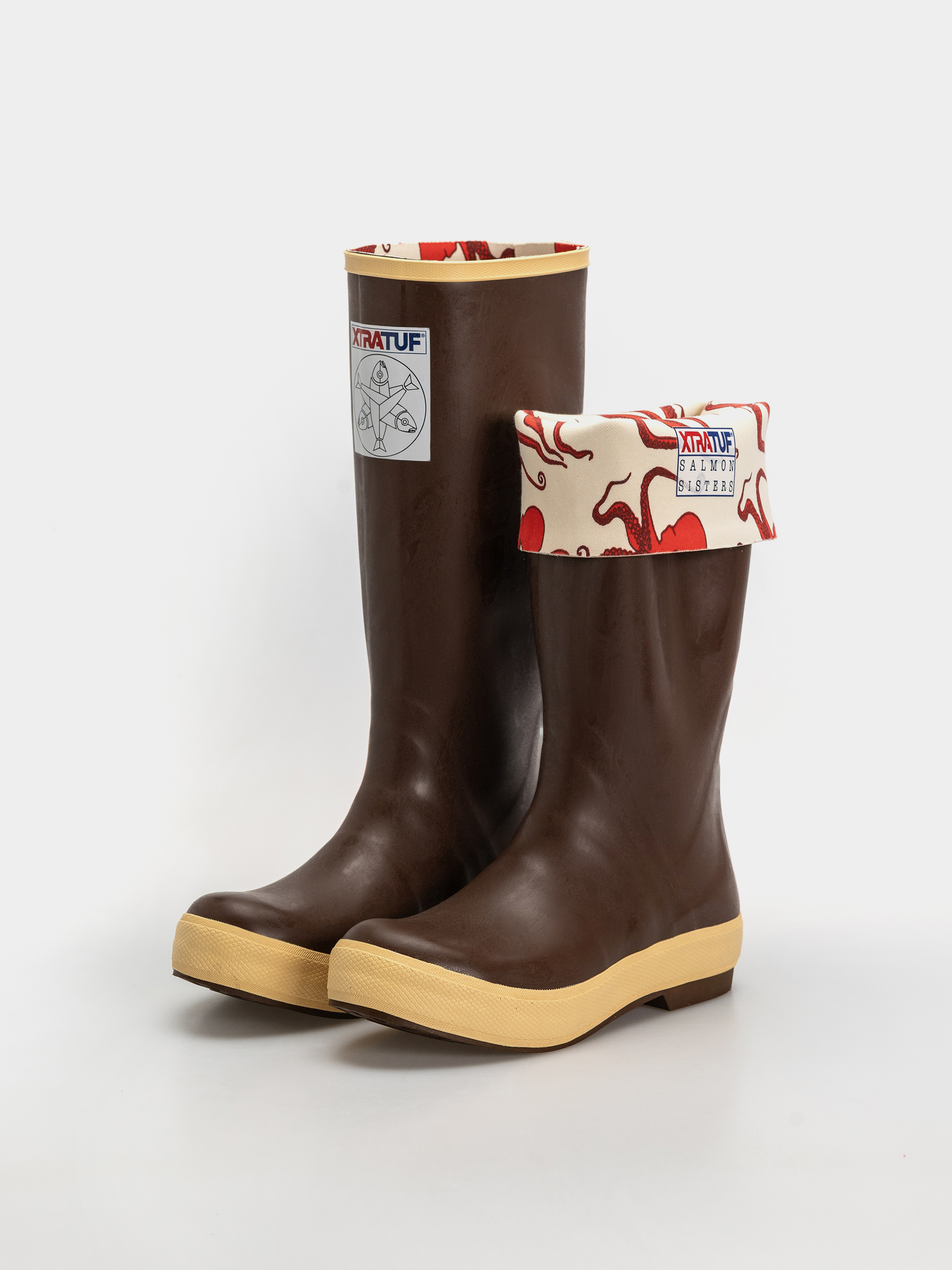 Boty Xtratuf Salmon Sisters 15 Legacy Boot Wmn (chocolate octopus)
