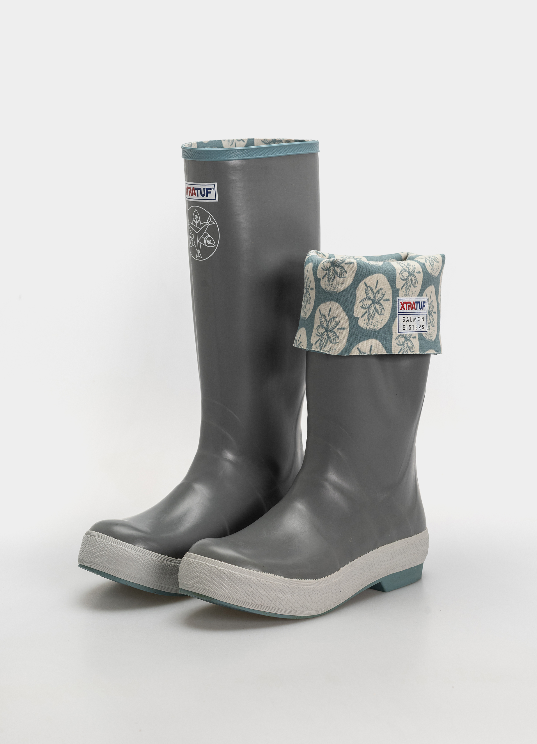 Boty Xtratuf Salmon Sisters 15 Legacy Boot Wmn (grey sand dollar)