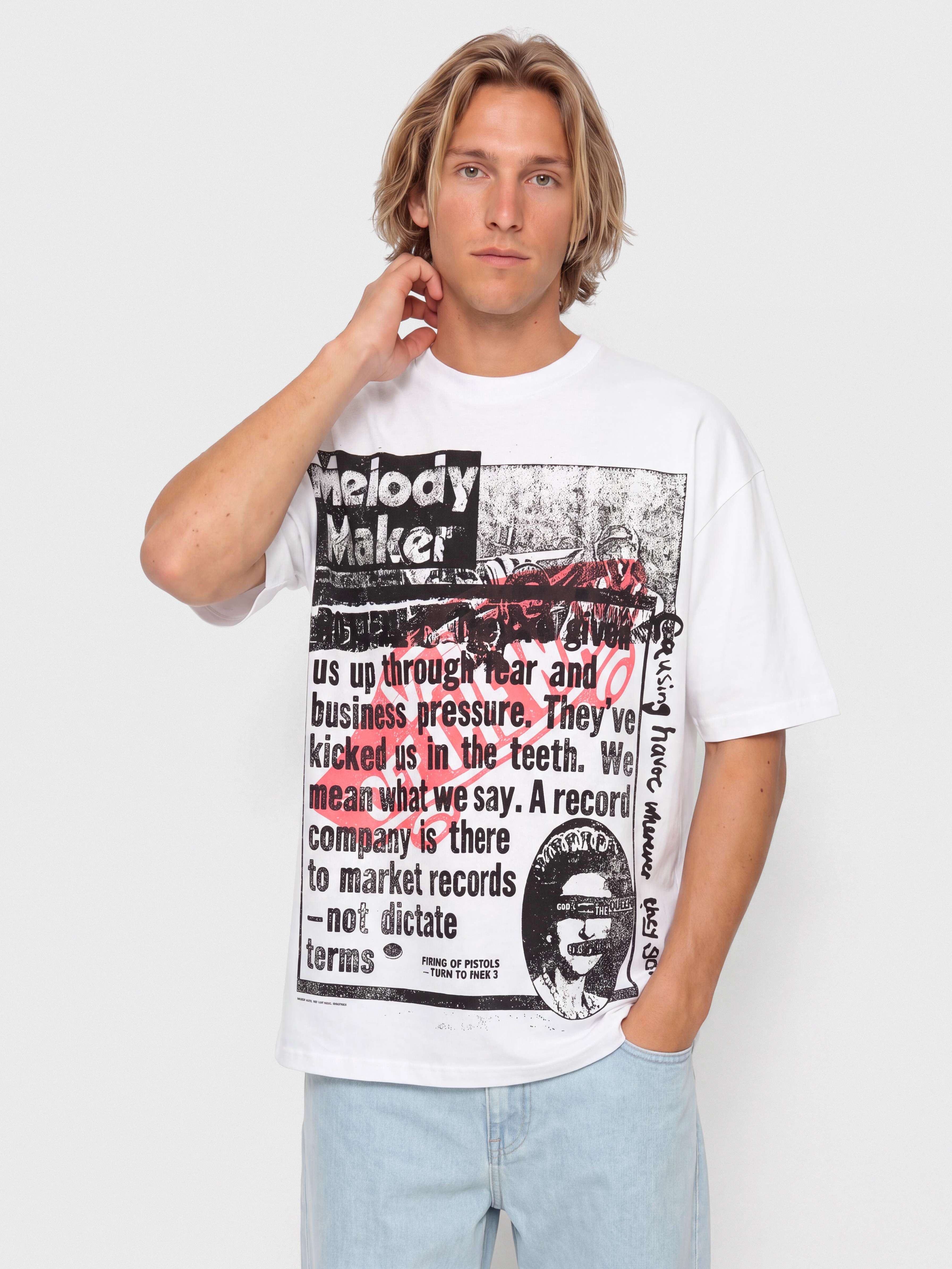 Tričko Vans Sex Pistols Read All About It (white)