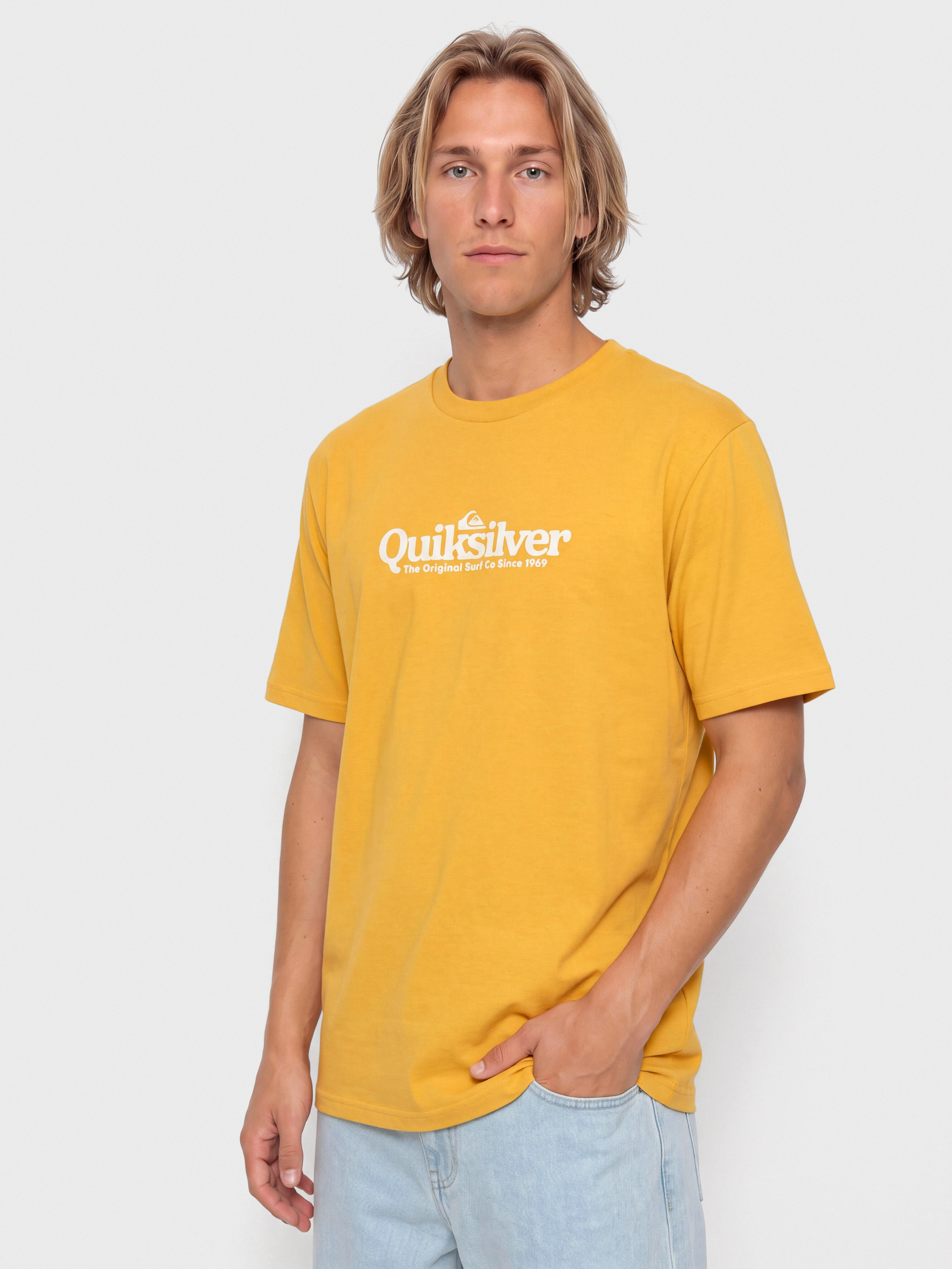 Tričko Quiksilver Fineline (mineral yellow)