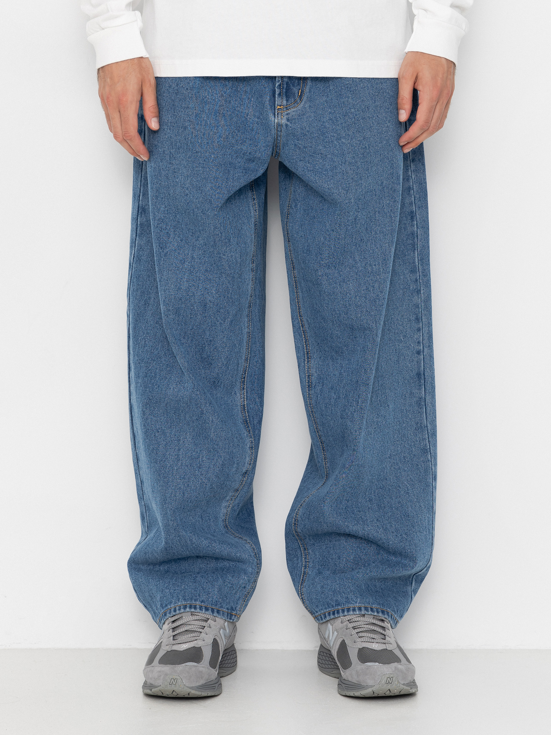 Kalhoty OBEY Bigwig Baggy Denim (light indigo classic)