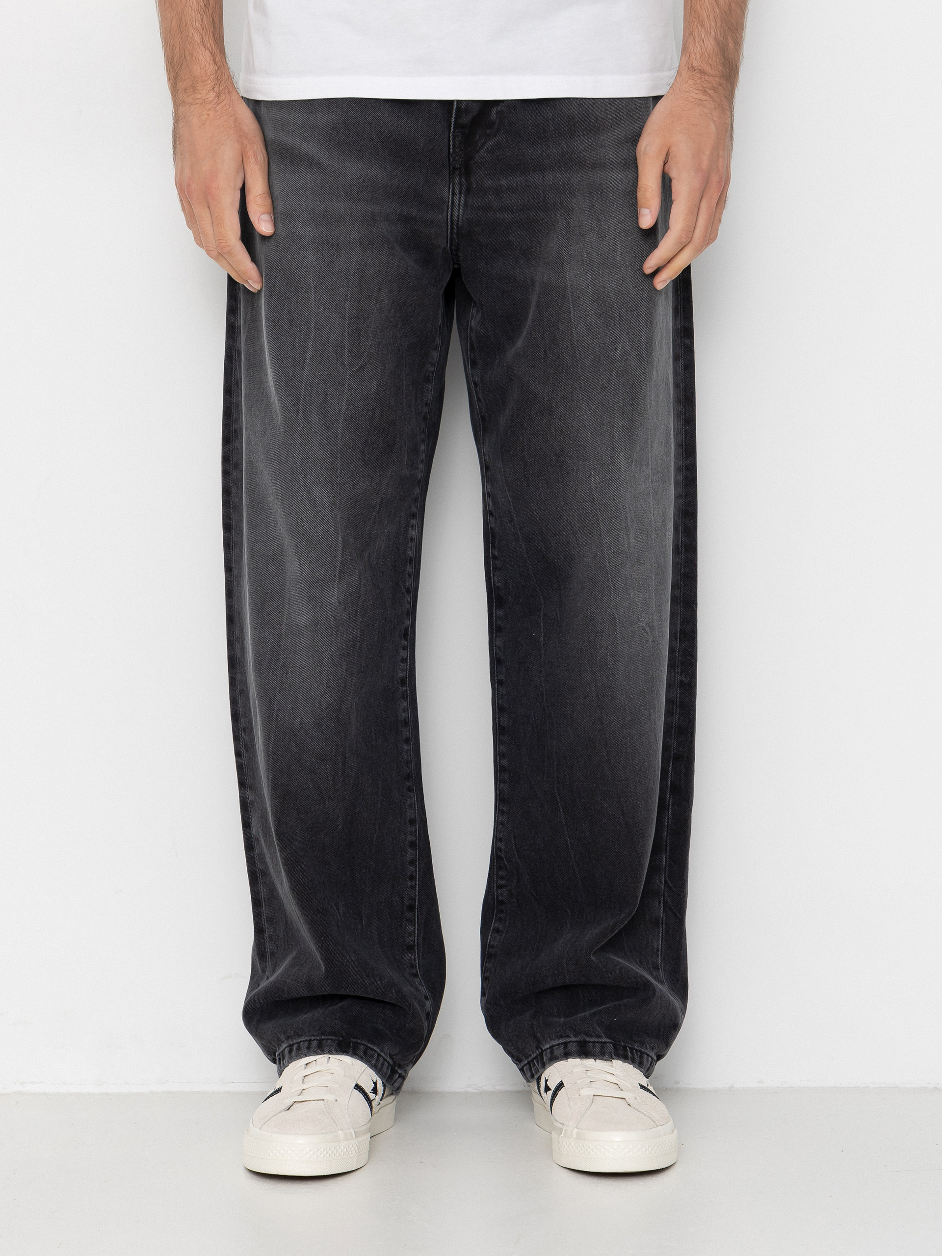 Kalhoty Carhartt WIP Landon (black/marble used wash)
