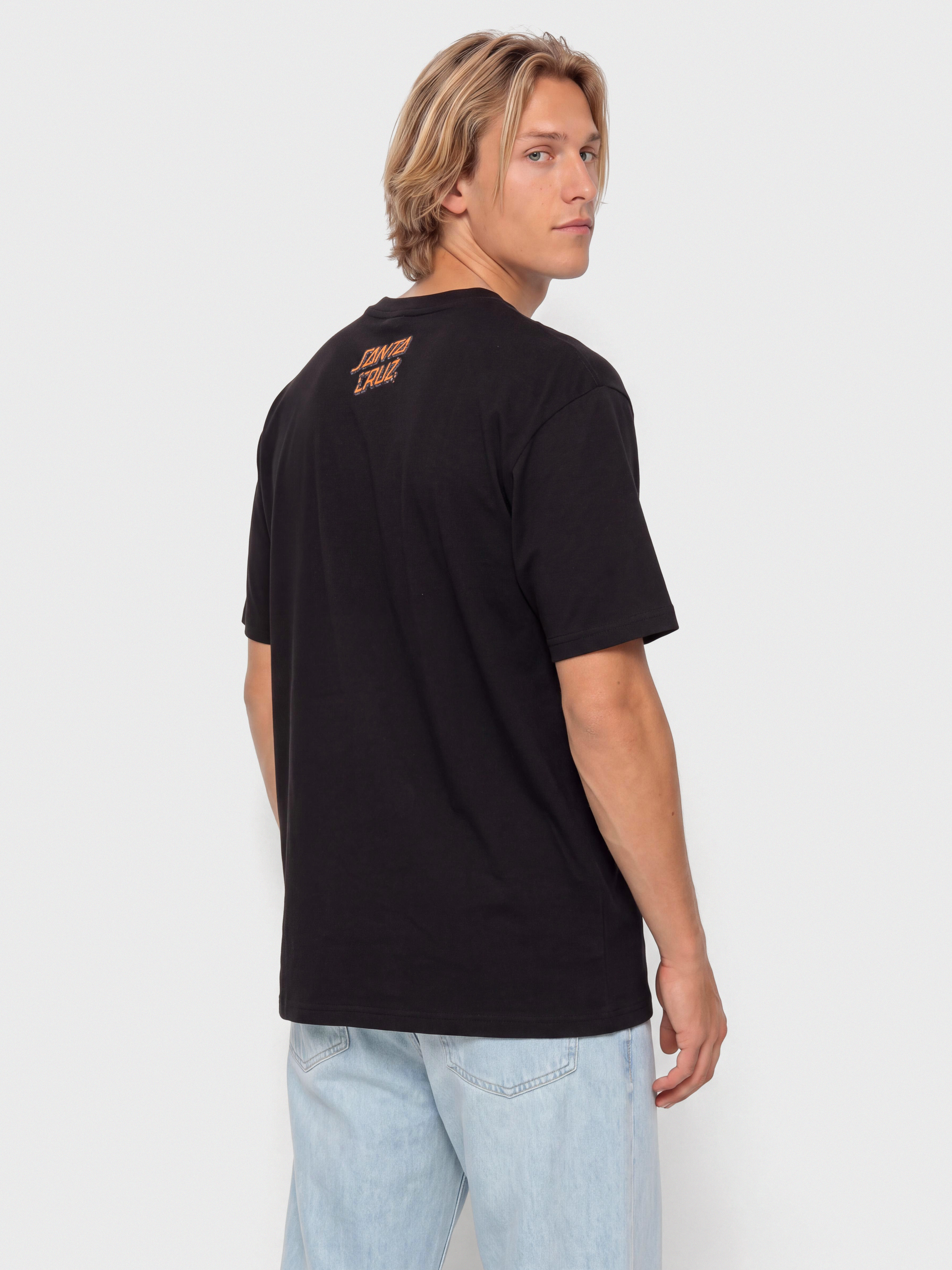 Tričko Santa Cruz Roskopp Screaming Five Frnt (black)