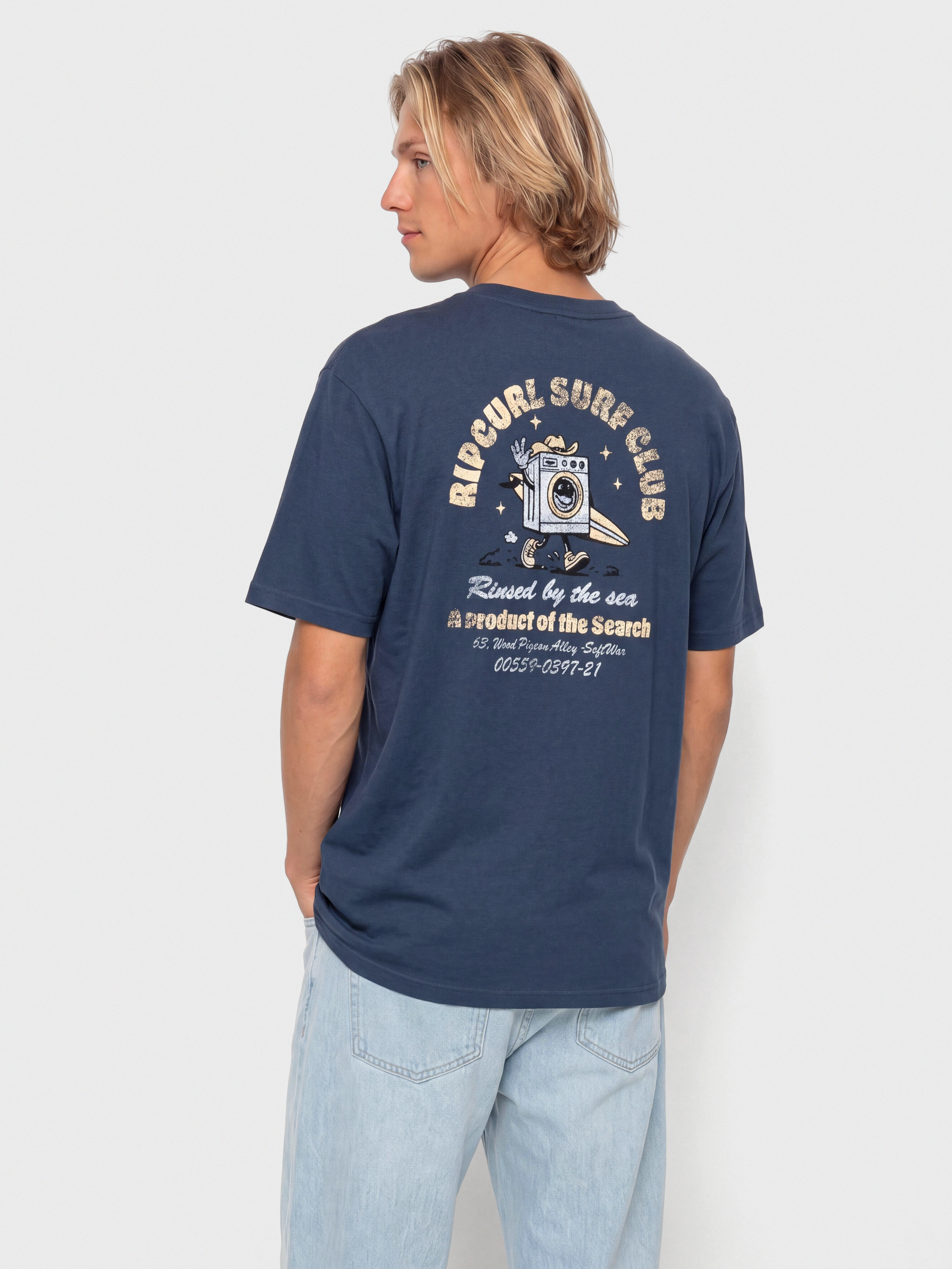 Tričko Rip Curl Shaper Address Update (light navy)