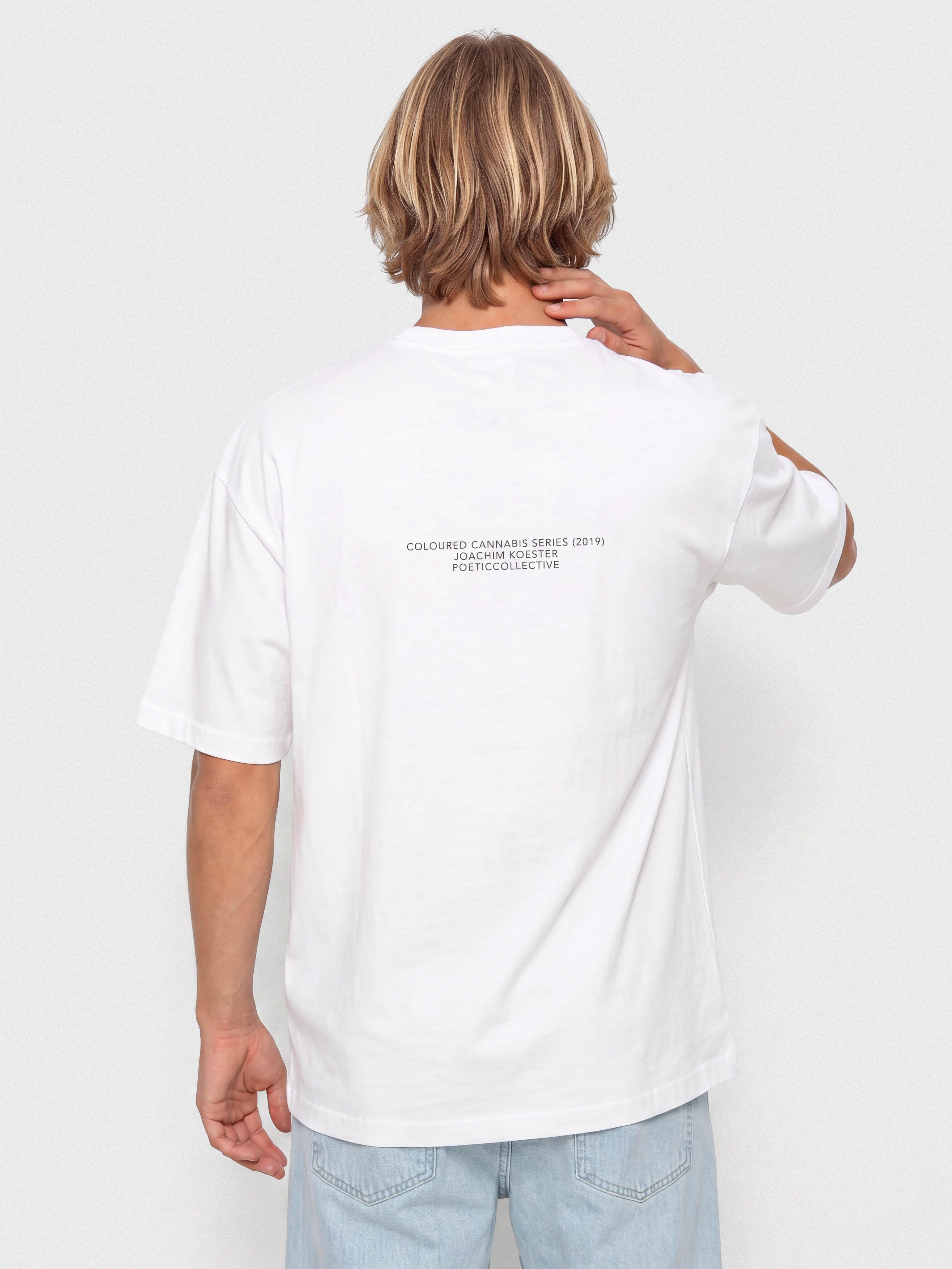 Tričko Poetic Collective Coloured Cannabis Series 1 (white)