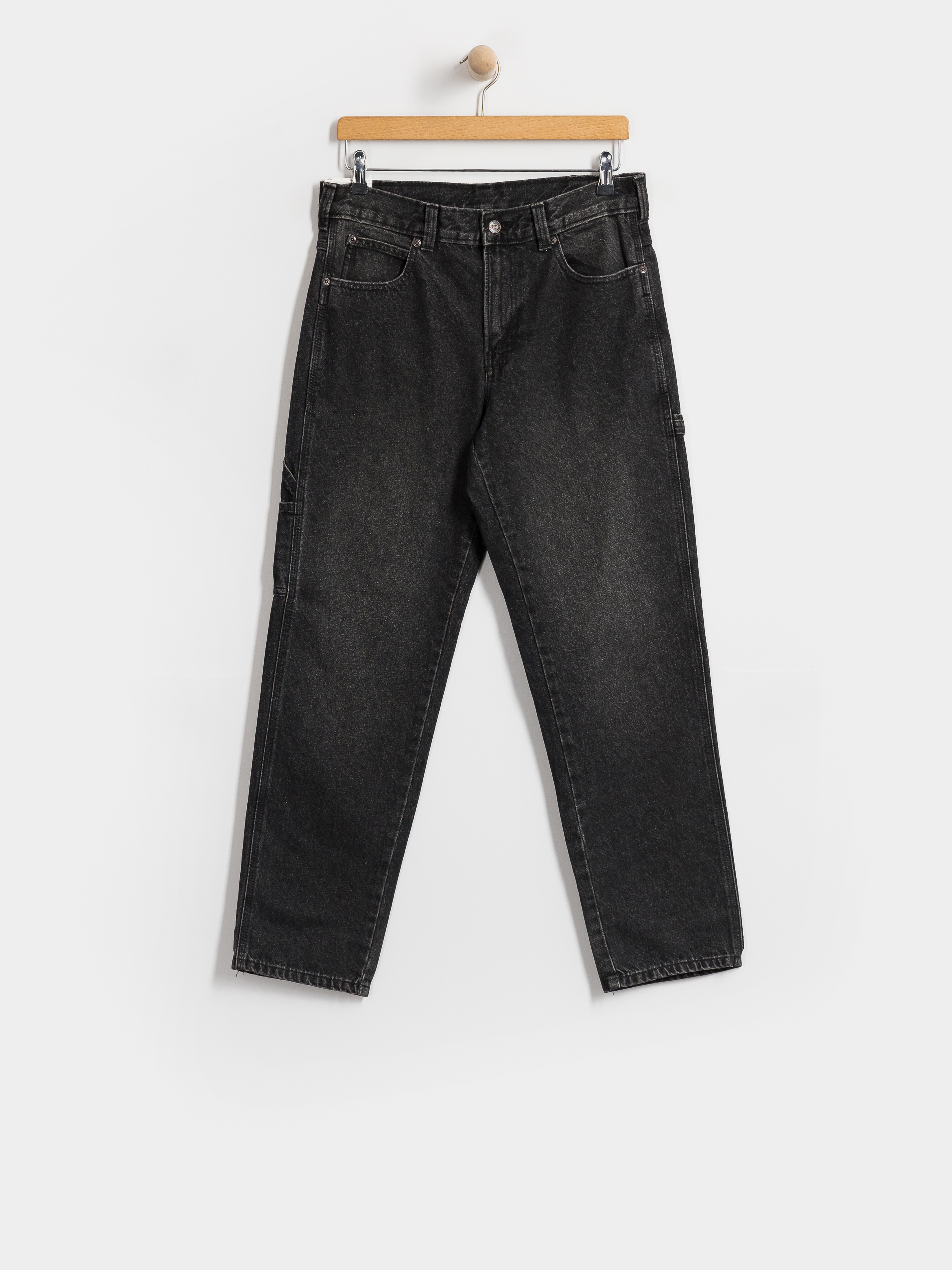 Kalhoty Dickies 993 Regular Tapered Carpenter Jeans (black wash faded)