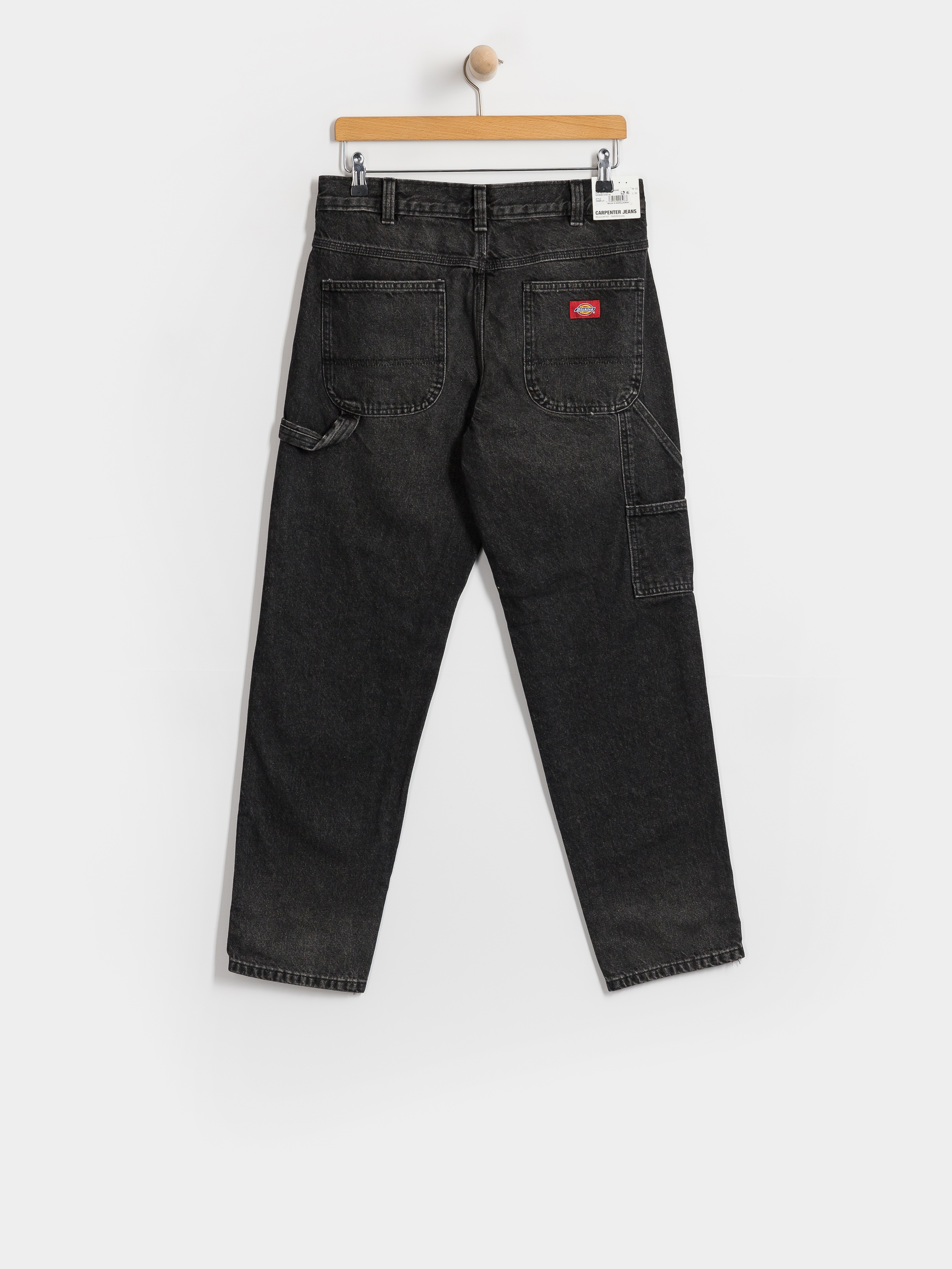 Kalhoty Dickies 993 Regular Tapered Carpenter Jeans (black wash faded)