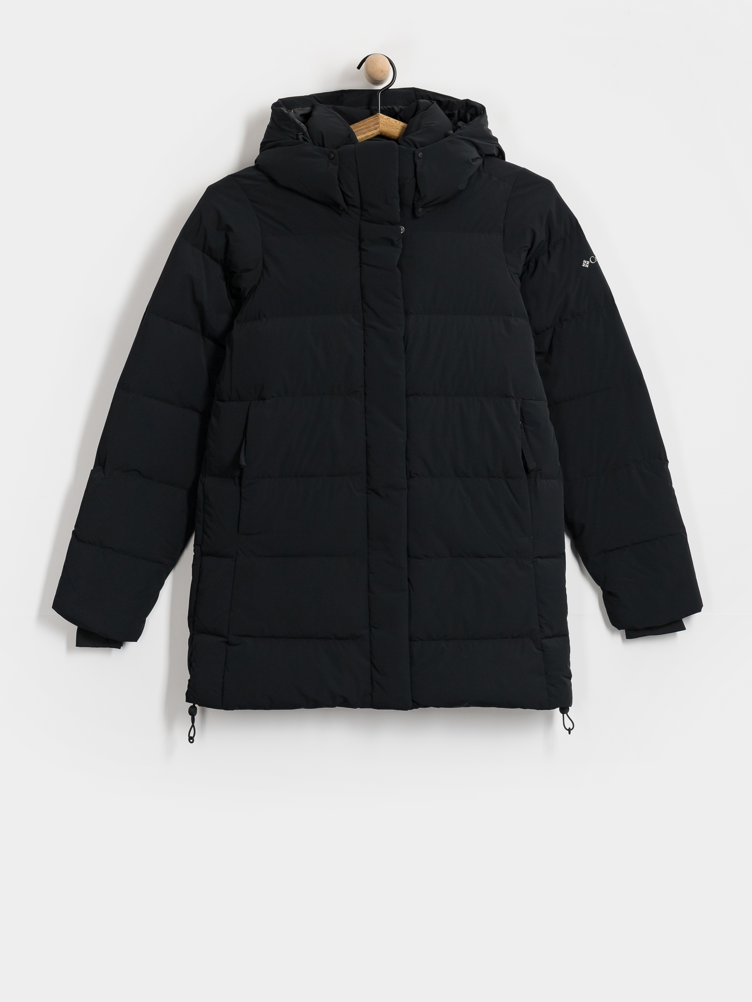 Bunda Columbia Amaze Puff Mid Hooded Wmn (black)