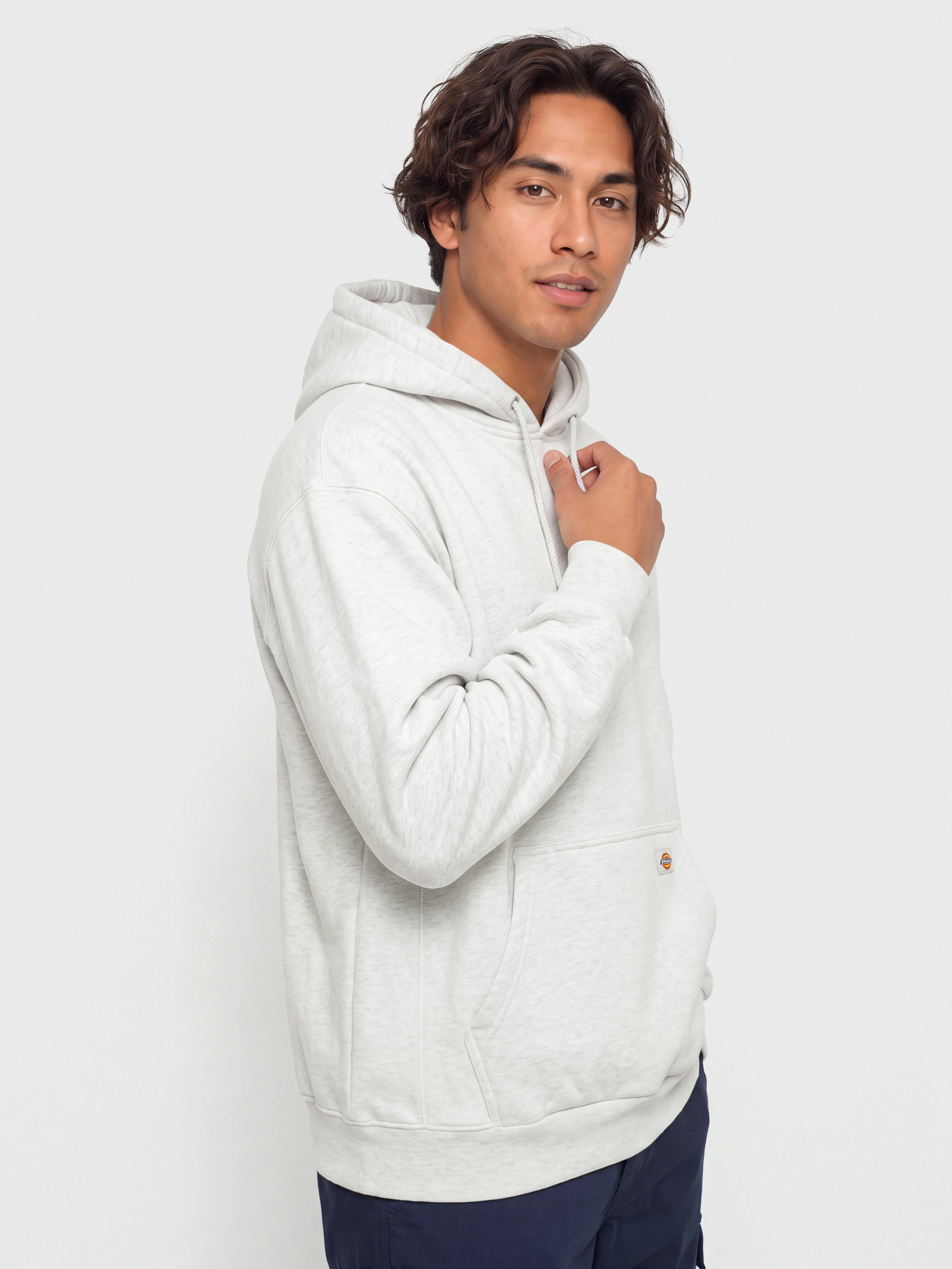 Mikina s kapucí Dickies Clewiston HD (dickies white heather)