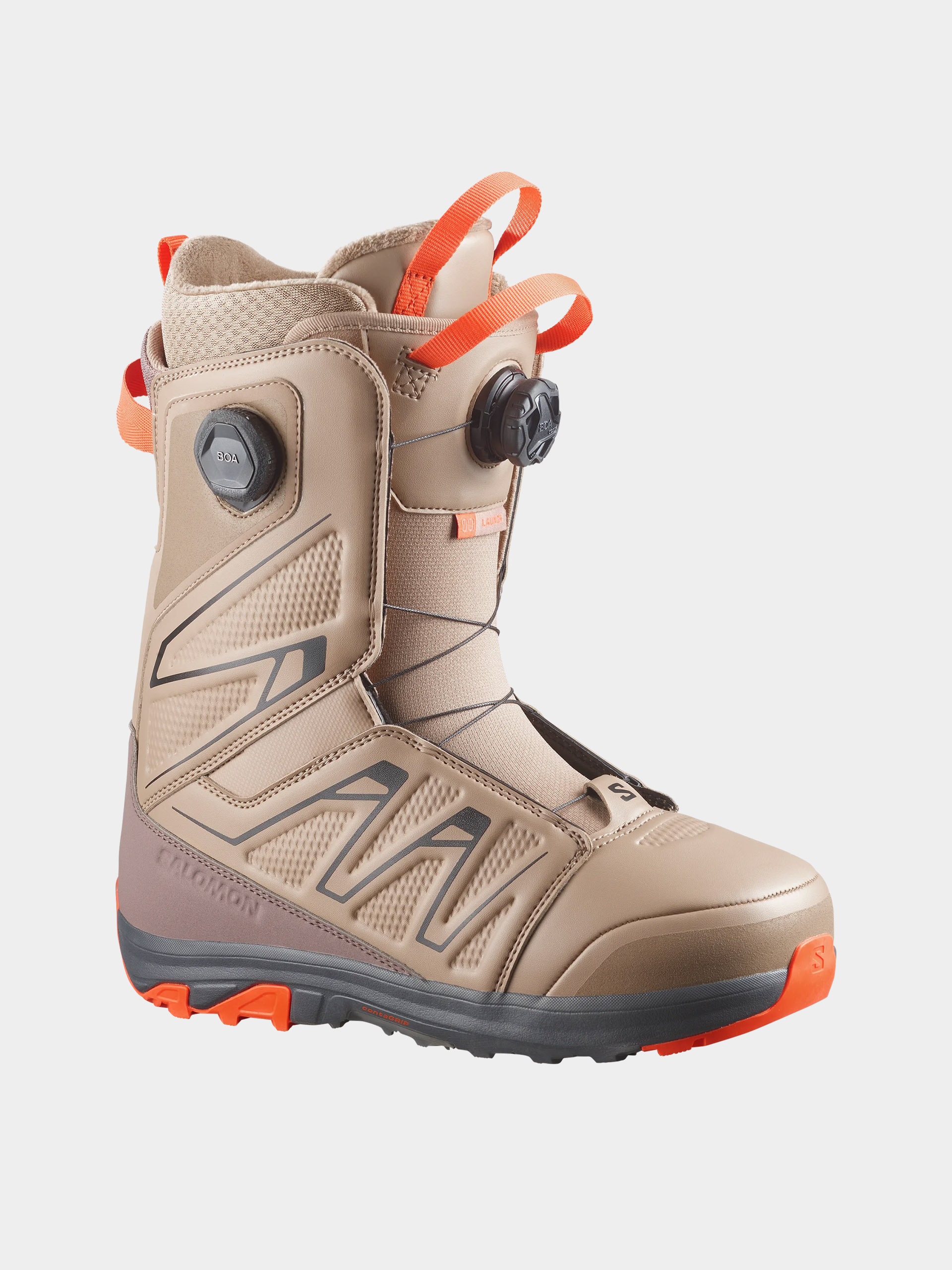 Pánské Boty na snowboard Salomon Launch Boa Sj (kelp/brown lentil)