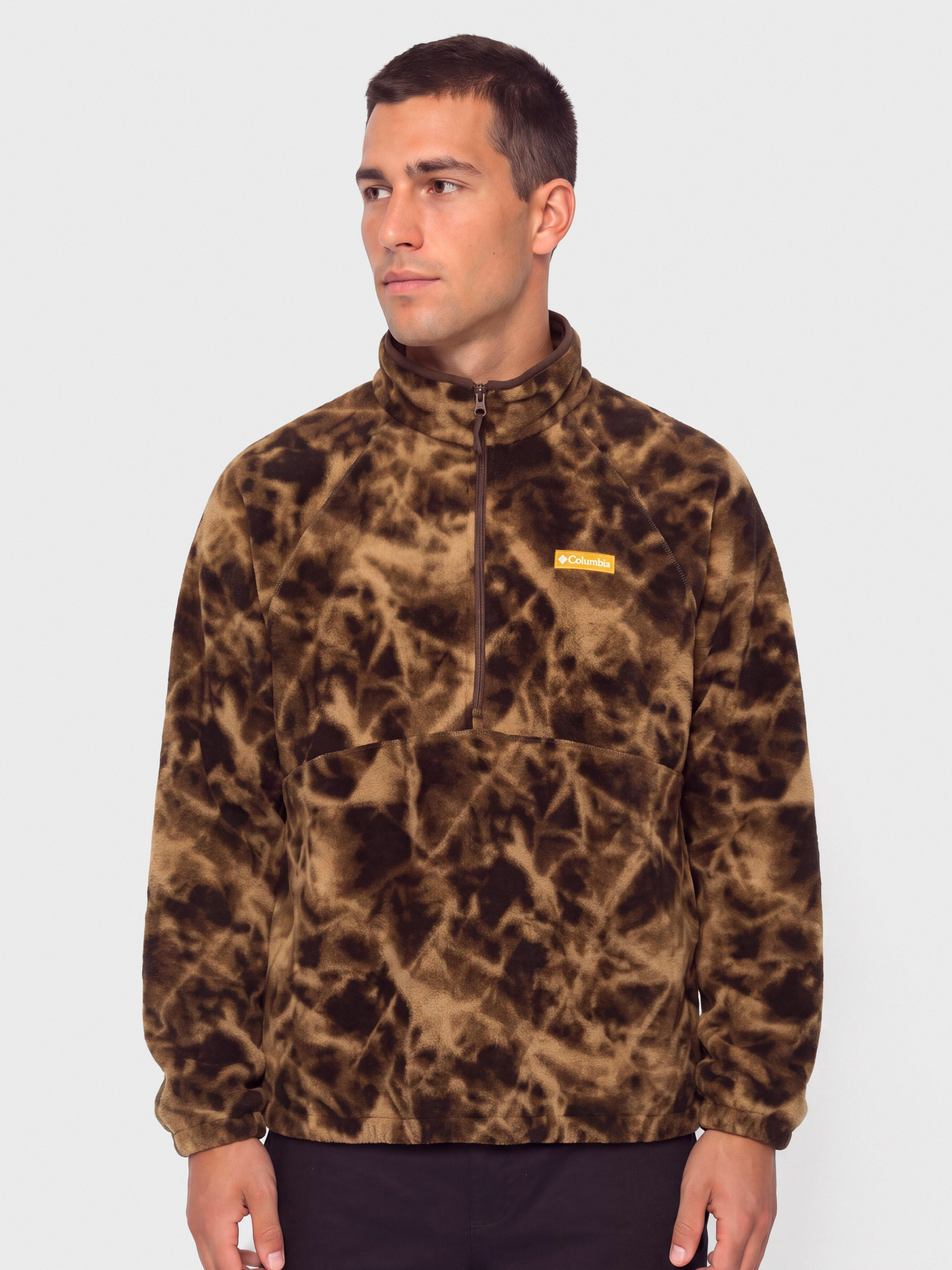 Fleecová mikina Columbia Timber Crest MTR Printed Half Zip