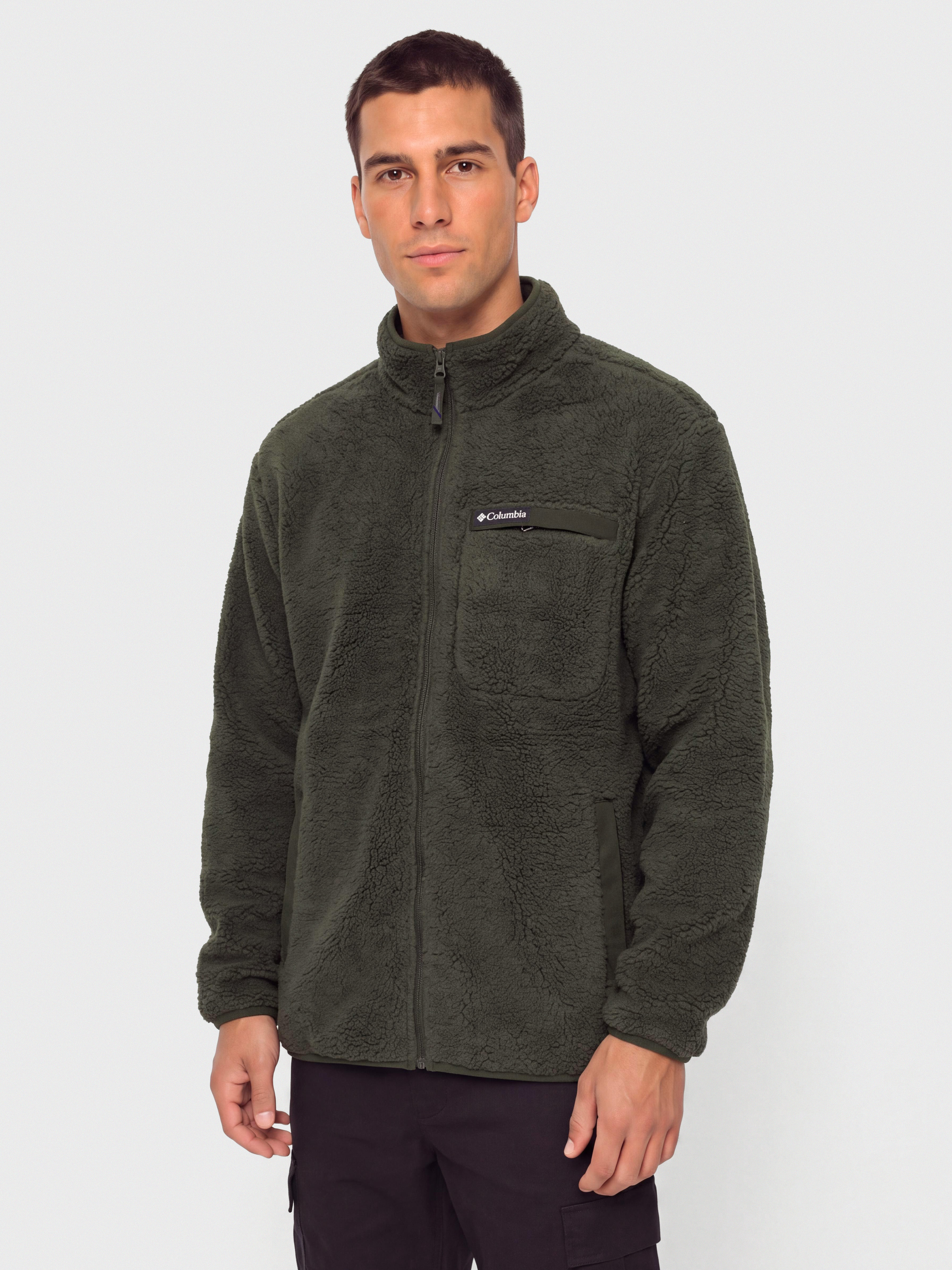 Fleecová mikina Columbia Rugged Ridge High Pile Full Zip (greenscape)