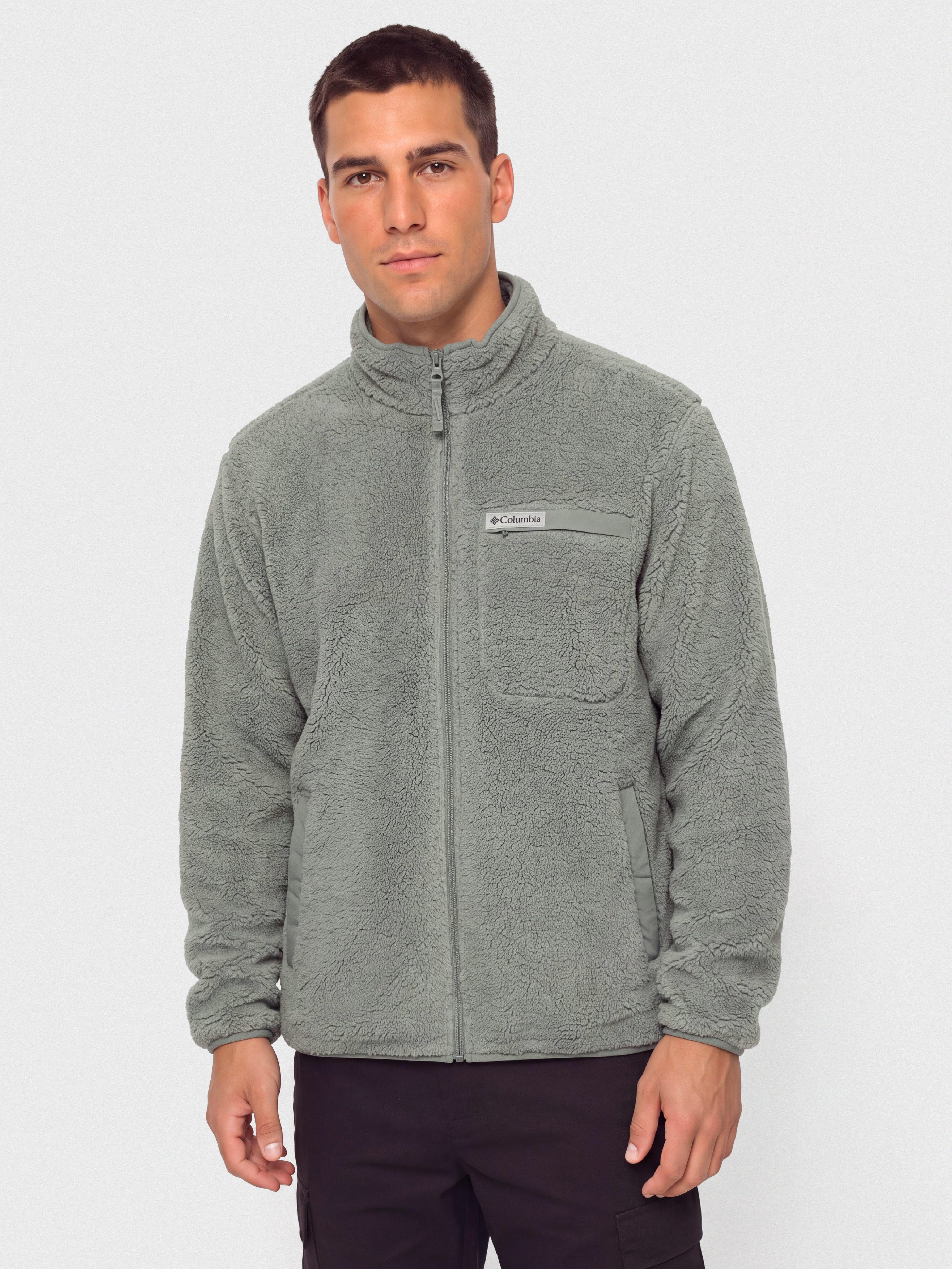 Fleecovu00e1 mikina Columbia Rugged Ridge High Pile Full Zip (sedona sage)