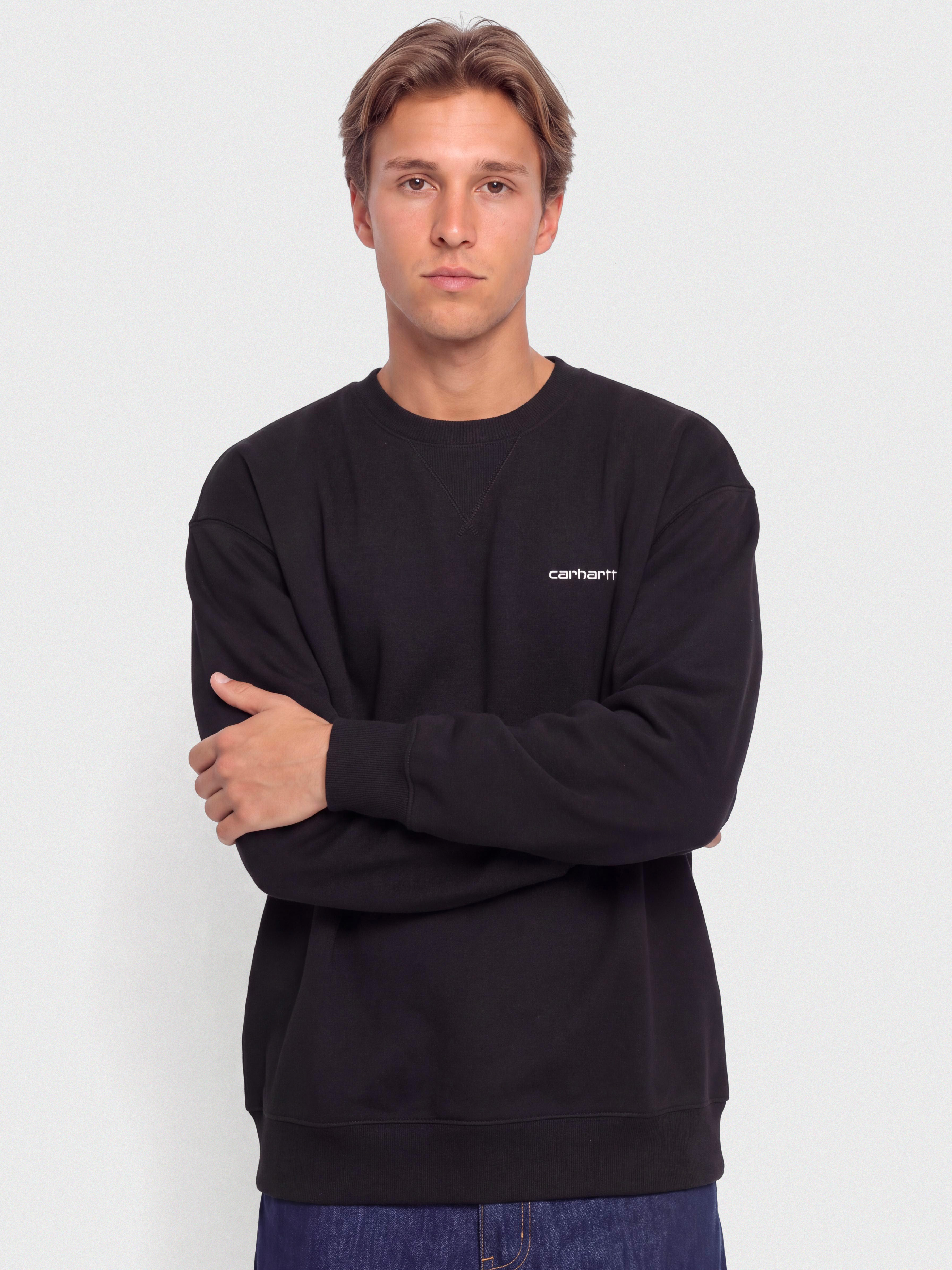 Mikina Carhartt WIP Ebbert (black/white)