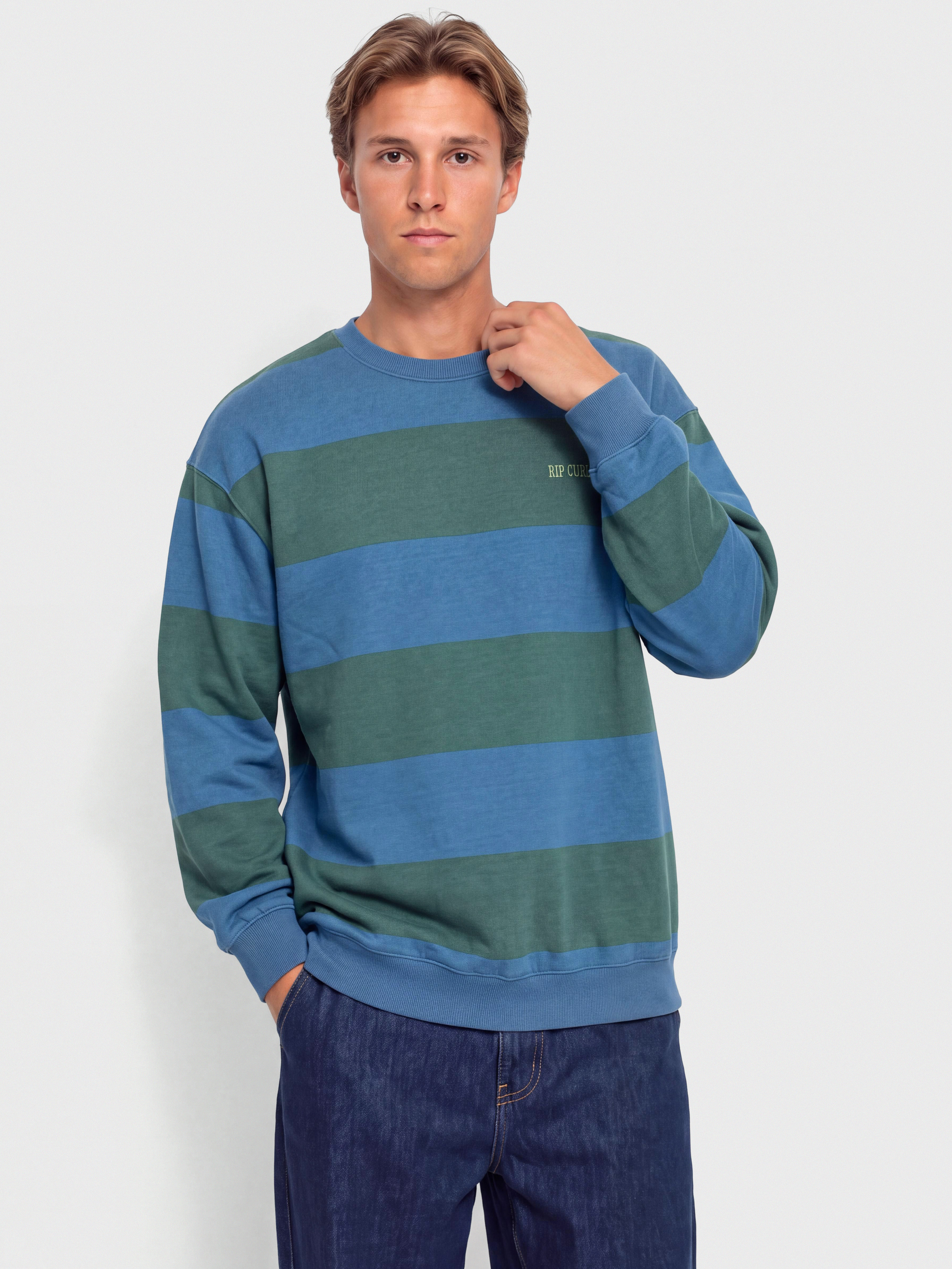 Mikina Rip Curl Disorder Stripe (riverside)