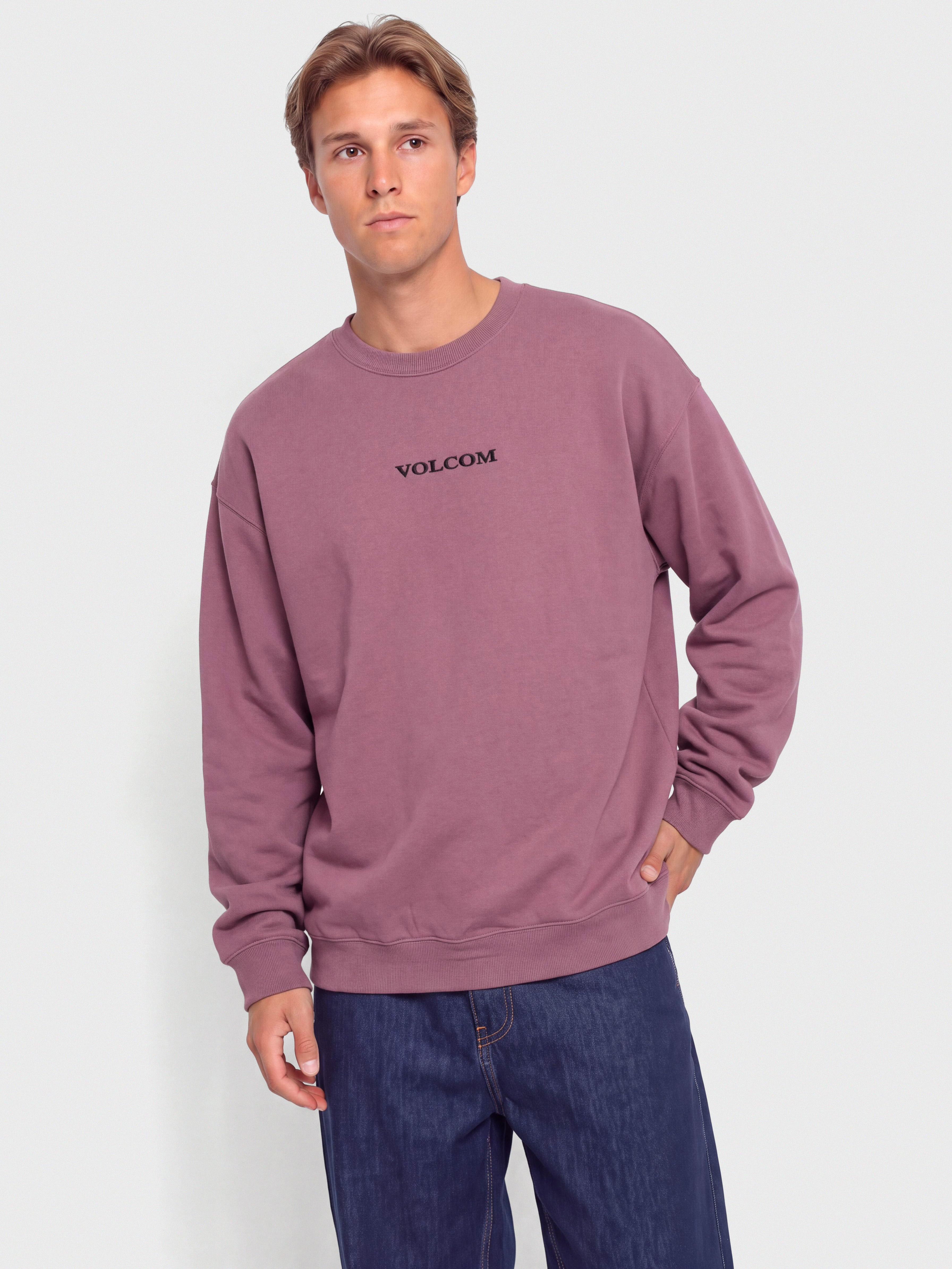 Mikina Volcom Volcom Stone Crew (orchid)