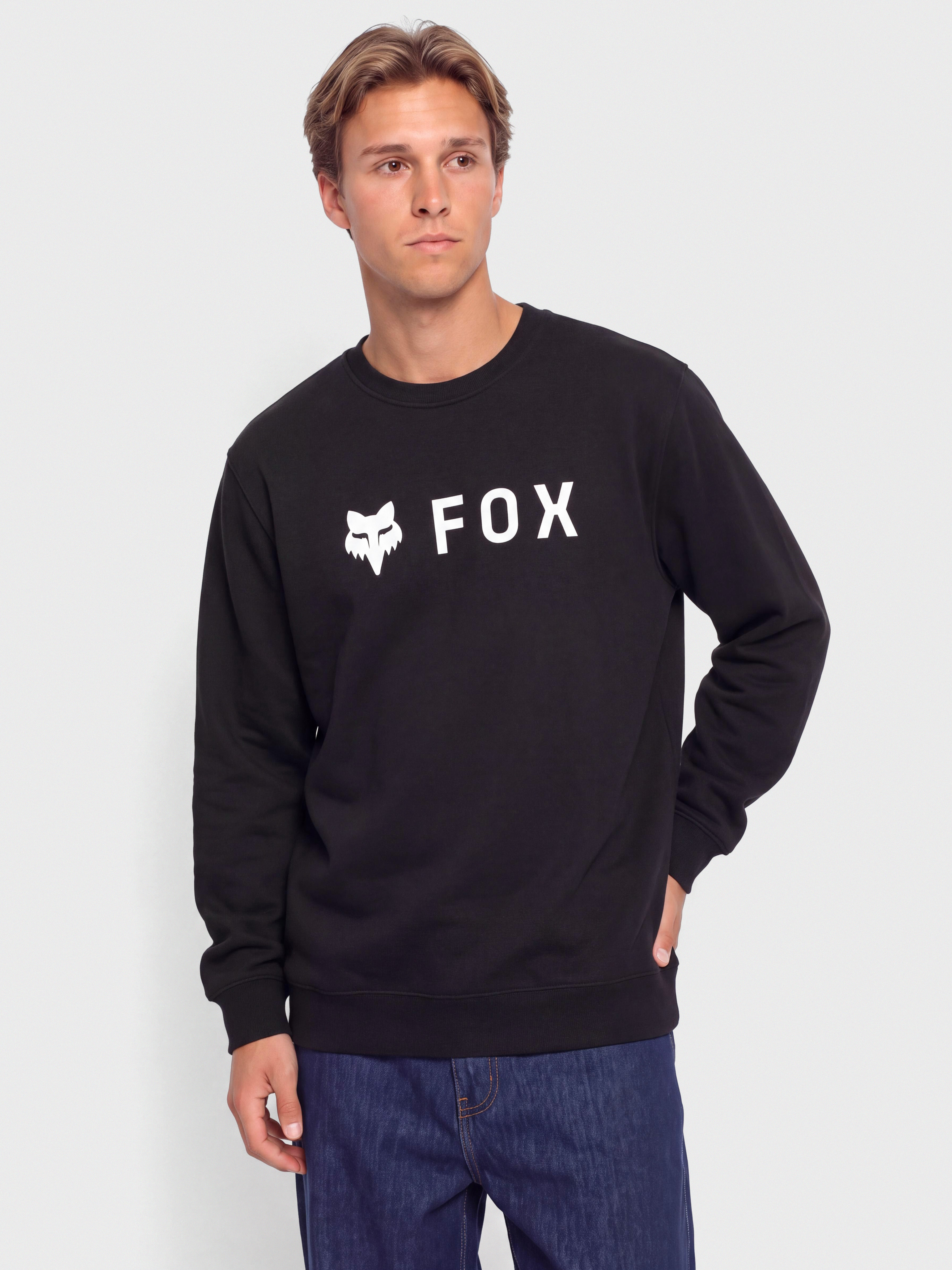 Mikina Fox Absolute Crew (black)