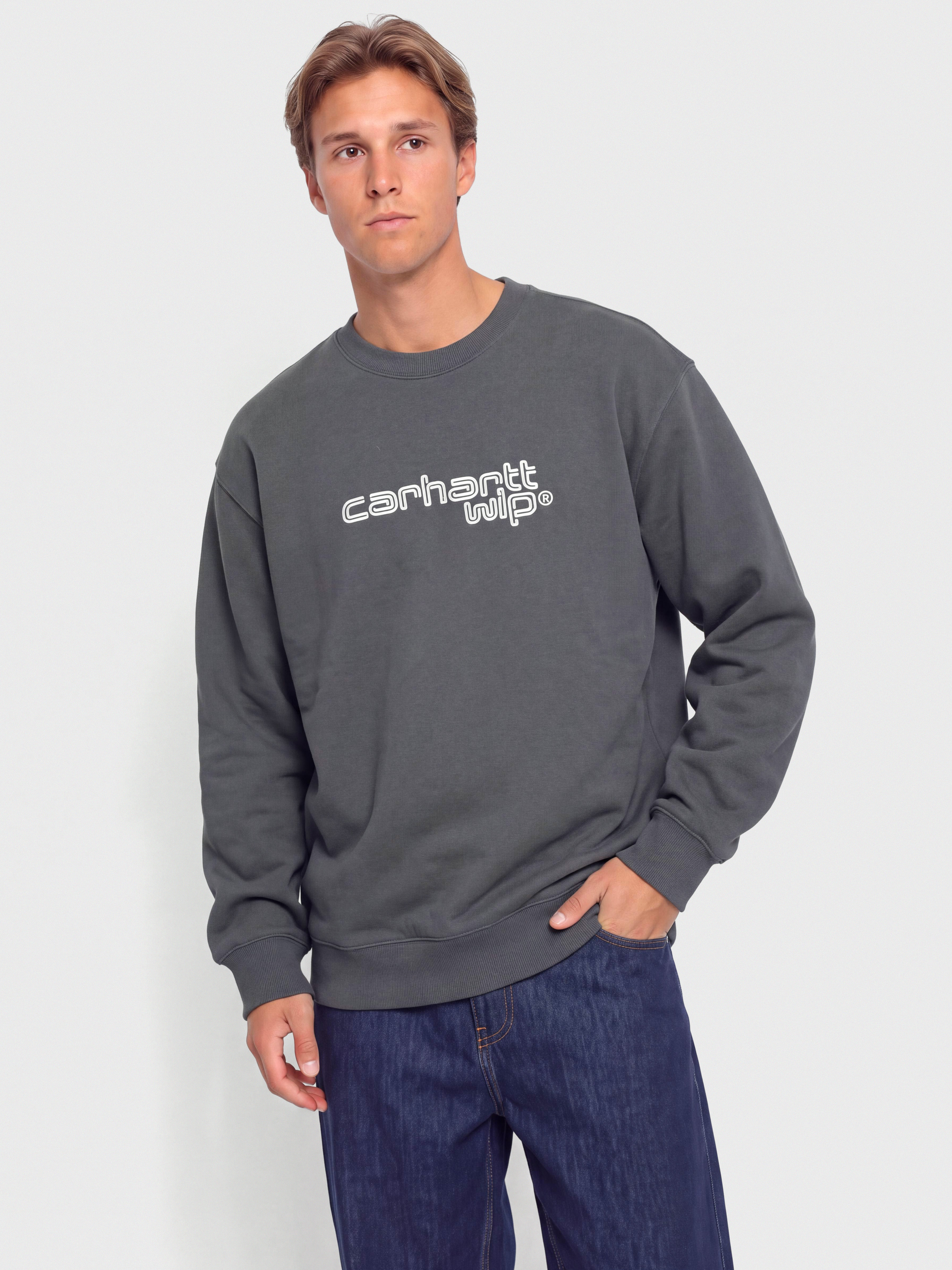 Mikina Carhartt WIP Wireless (styx/wax)