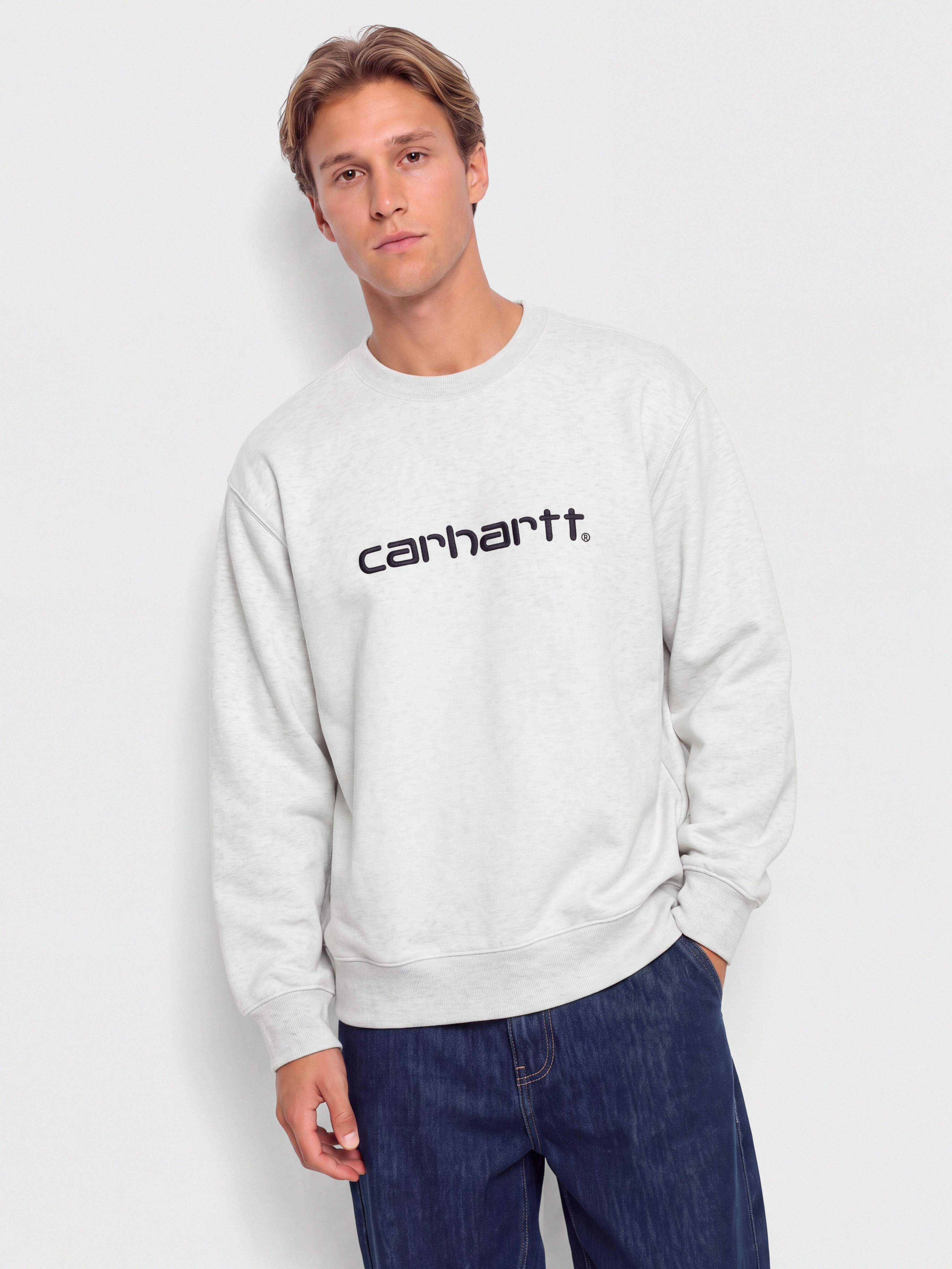 Mikina Carhartt WIP Carhartt (ash heather/graphite)