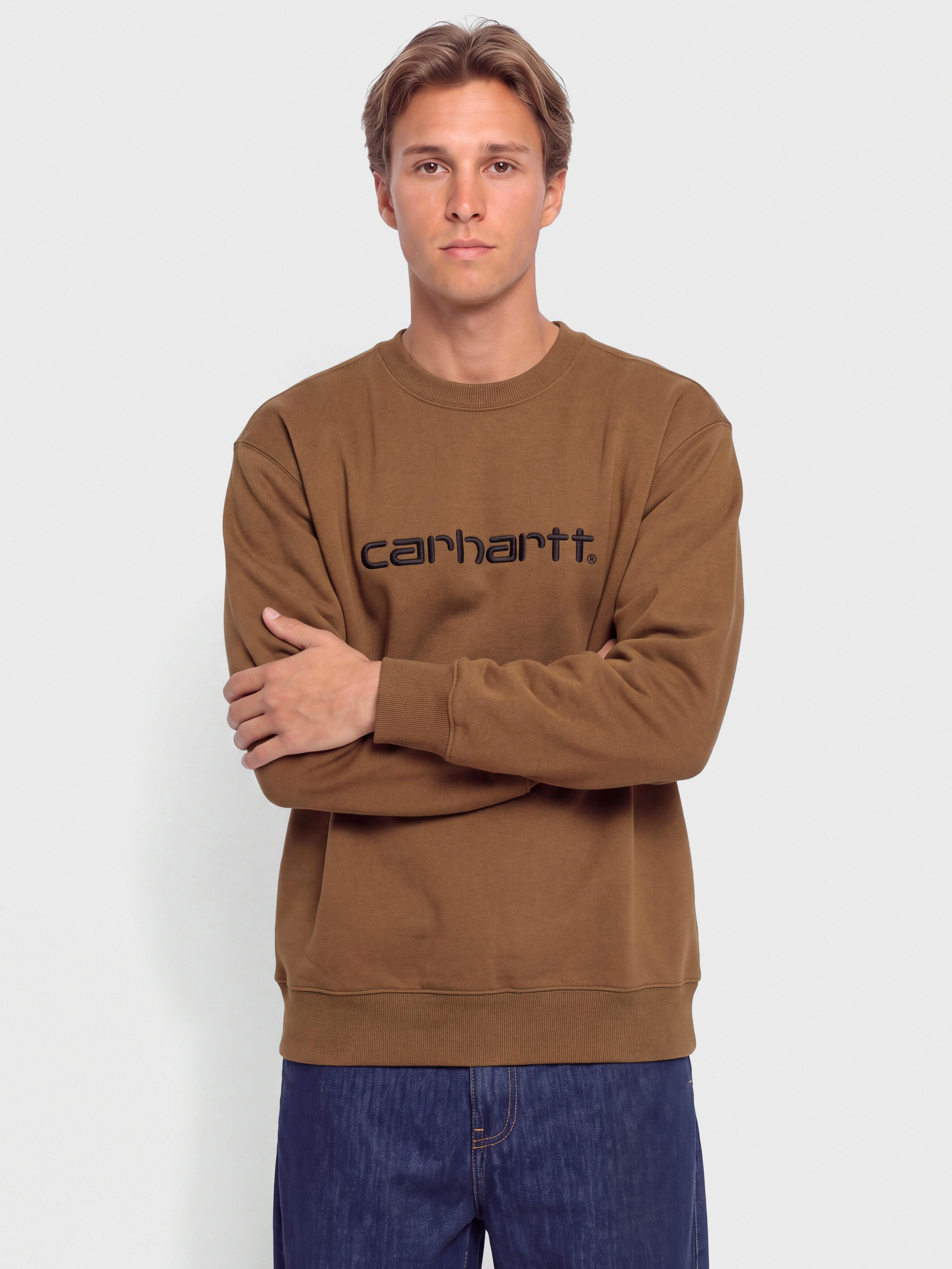 Mikina Carhartt WIP Carhartt (wip h brown/black)