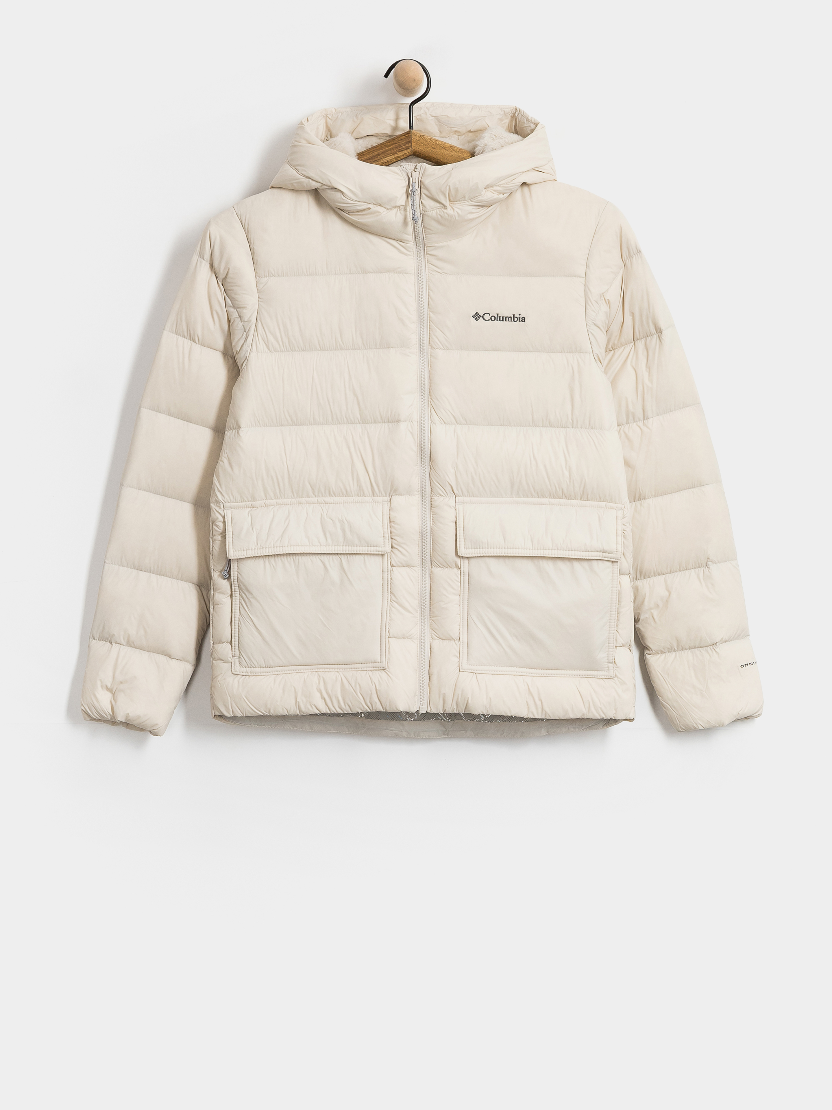 Bunda Columbia Harmony Falls Hooded Down Wmn (dark stone)