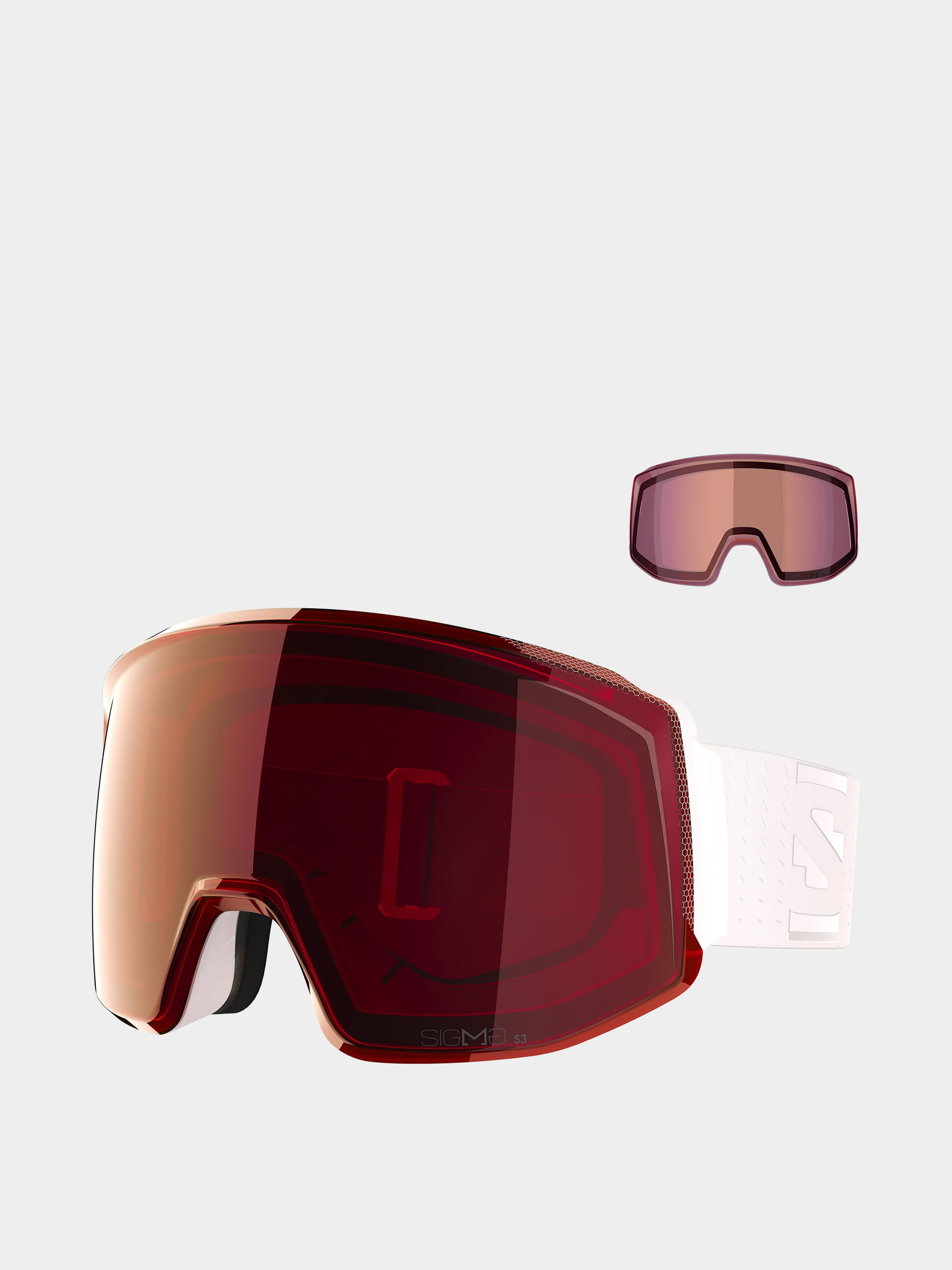 Brýle na snowboard Salomon Skarn Prime Sigma + Lens (white)